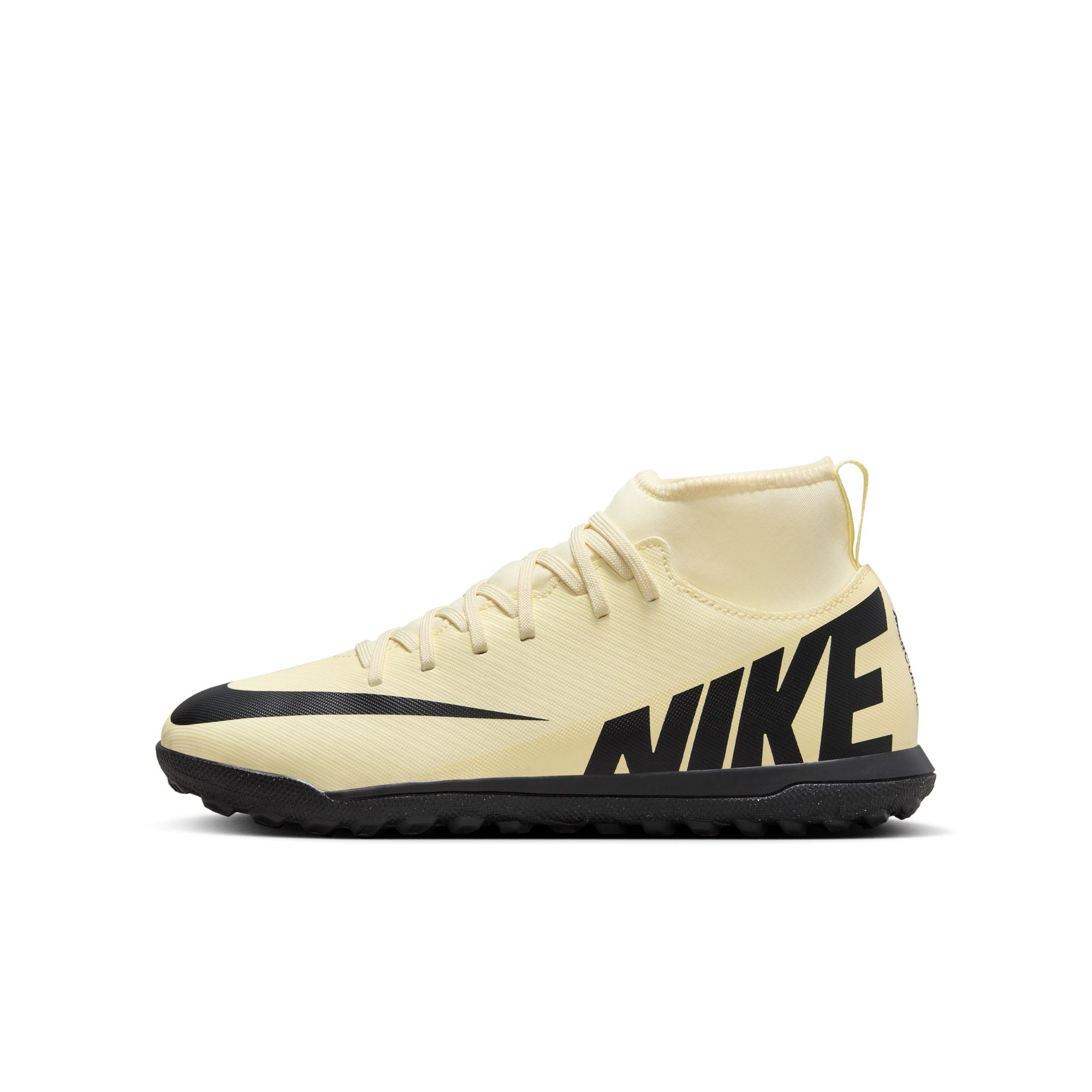 Nike Jr. Mercurial Superfly 9 Club Little/Big Kids’ Turf High-Top Soccer Shoes