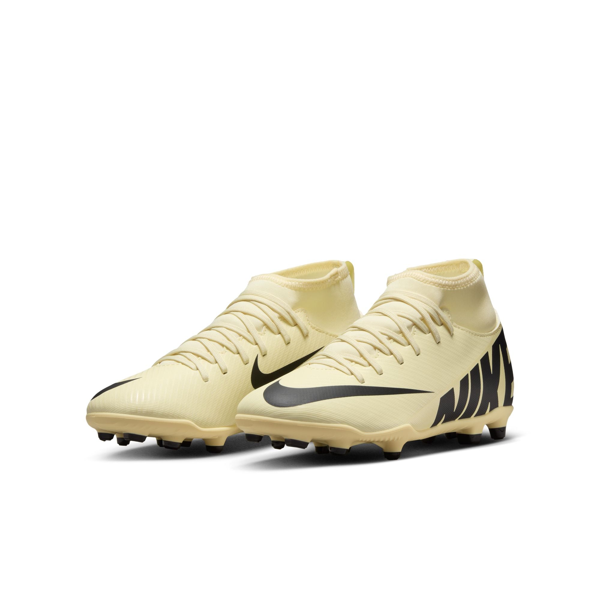 Nike Jr. Mercurial Superfly 9 Club Little/Big Kids' Multi-Ground High-Top Soccer Cleats - DJ5959-700-NIKE by Nike | Available at Niky's Sports