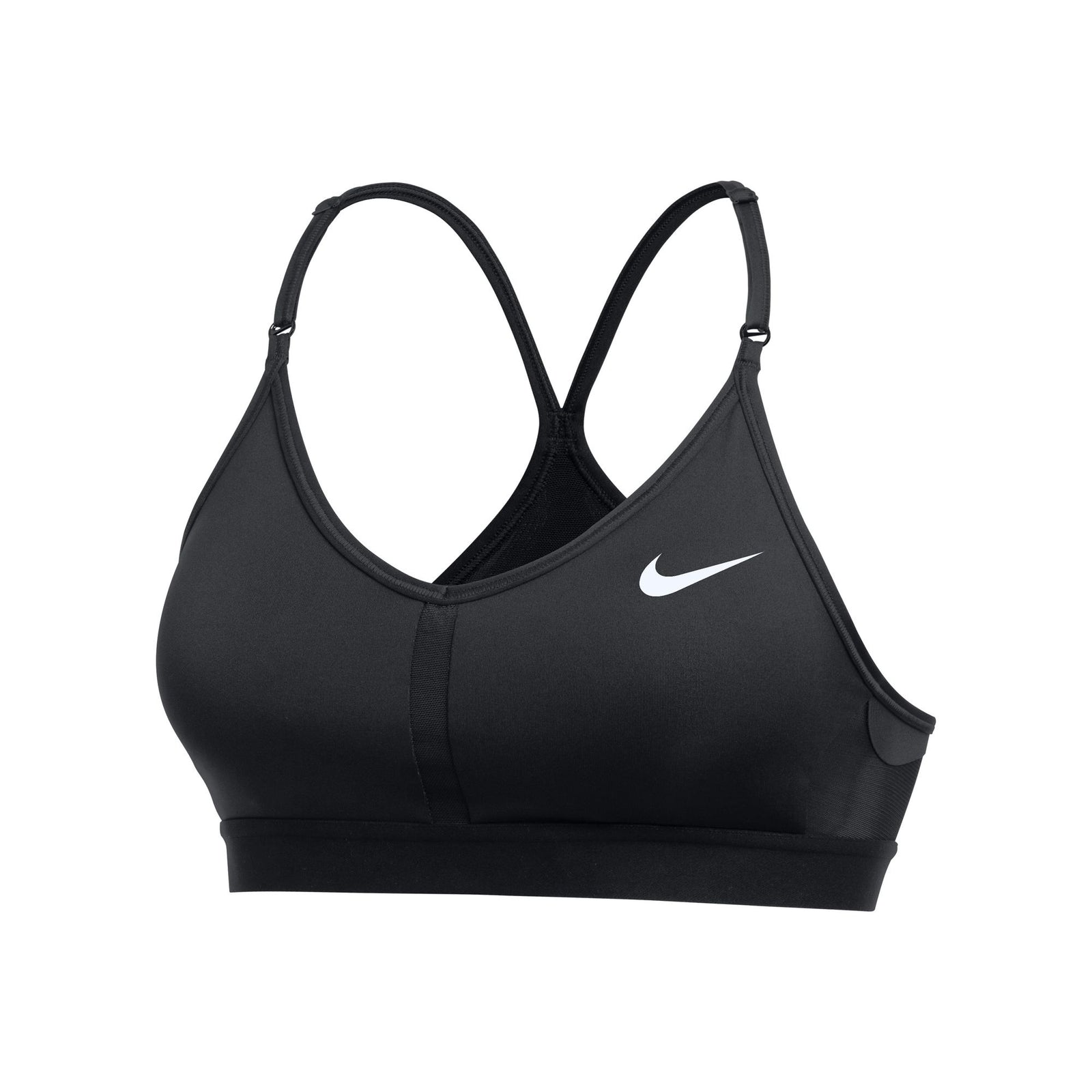 Nike Indy Women's V-Neck Sports Bra - DJ8523-010-NIKE by Nike | Available at Niky's Sports