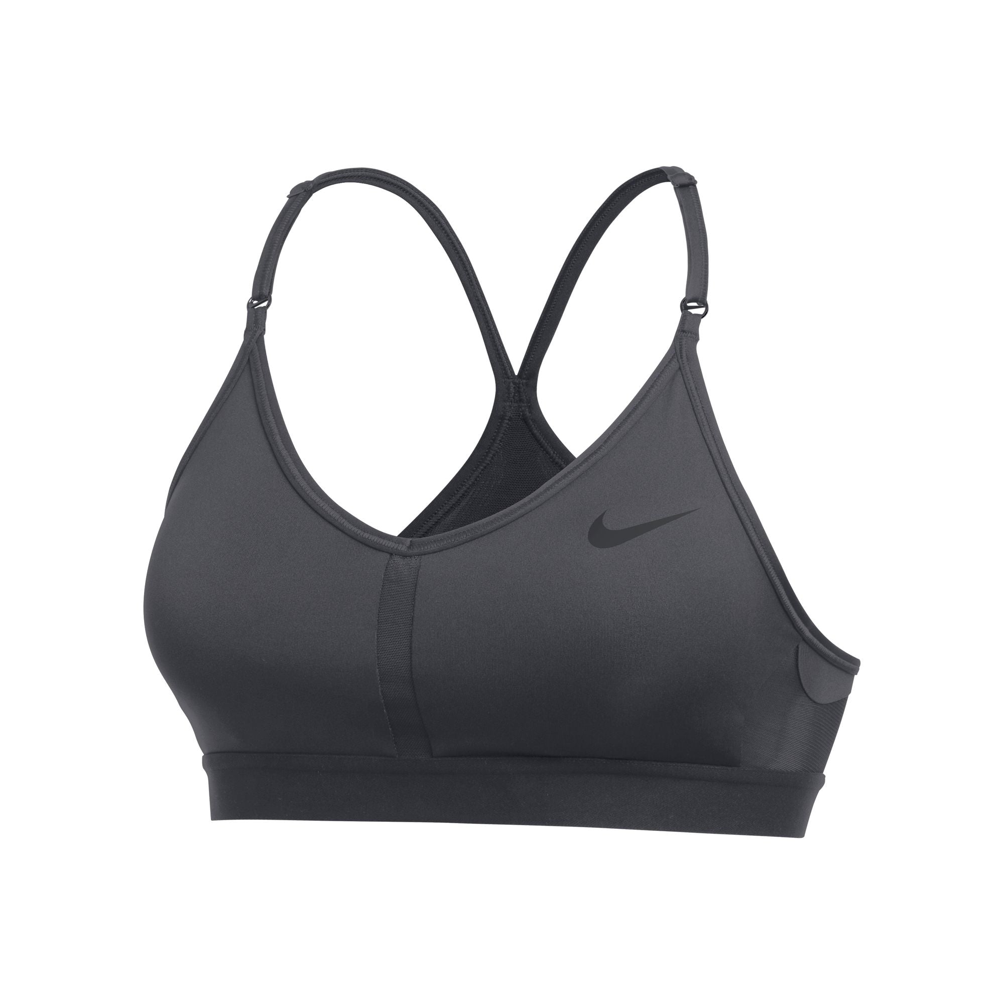 nike black indy sports bra