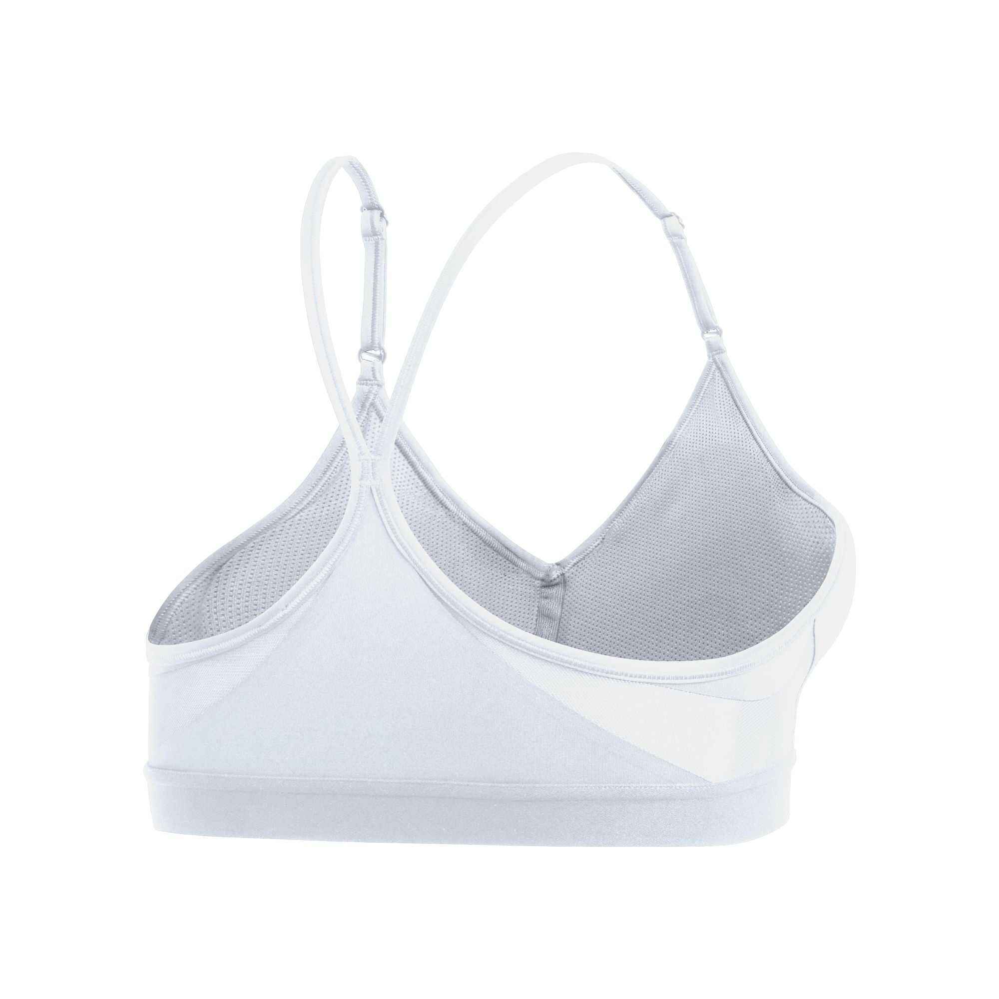 Nike Indy Women's V-Neck Sports Bra - DJ8523-100-NIKE by Nike | Available at Niky's Sports