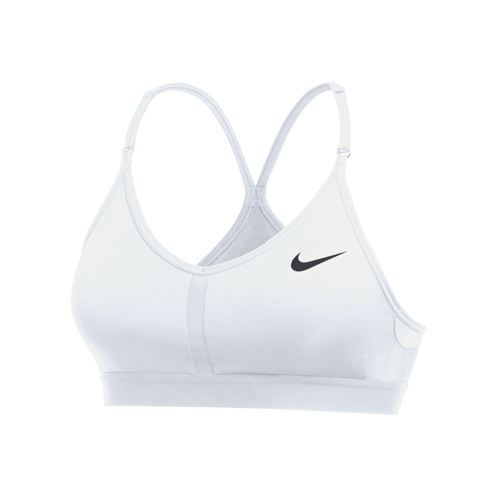 Nike Indy Women's V-Neck Sports Bra - DJ8523-100-NIKE by Nike | Available at Niky's Sports