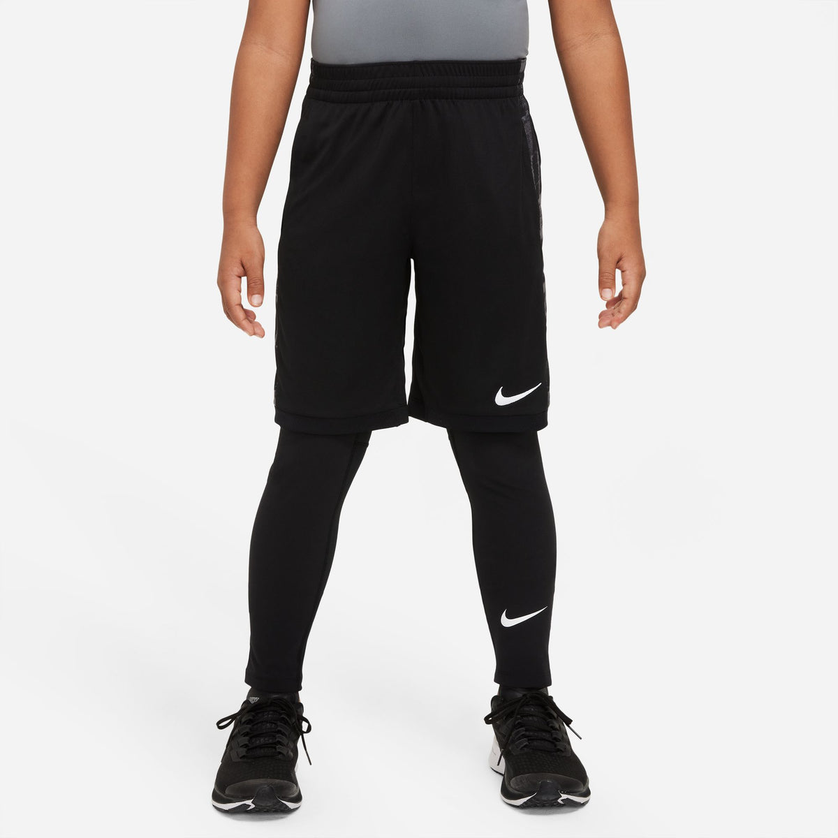 Nike Pro Dri-FIT Big Kids&#39; (Boys&#39;) Tights - DM8530-010-NIKE by Nike | Available at Niky&#39;s Sports
