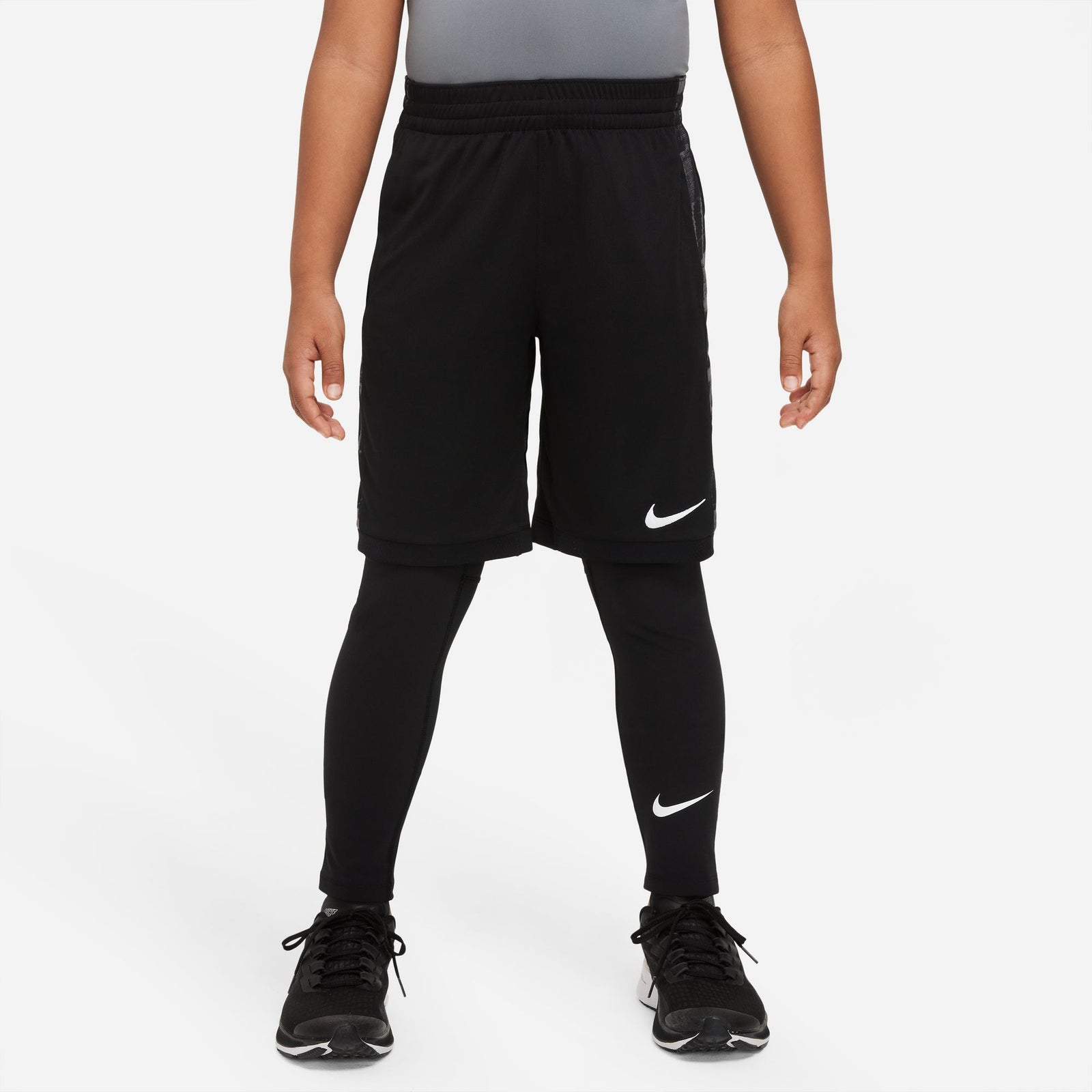Nike Pro Dri-FIT Big Kids' (Boys') Tights - DM8530-010-NIKE by Nike | Available at Niky's Sports