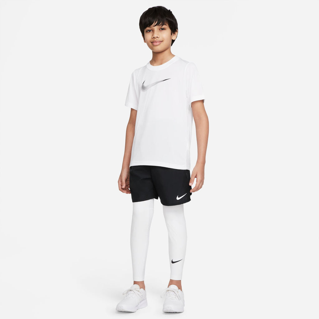 Nike Pro Dri-FIT Big Kids' (Boys') Tights - DM8530-100-NIKE by Nike | Available at Niky's Sports