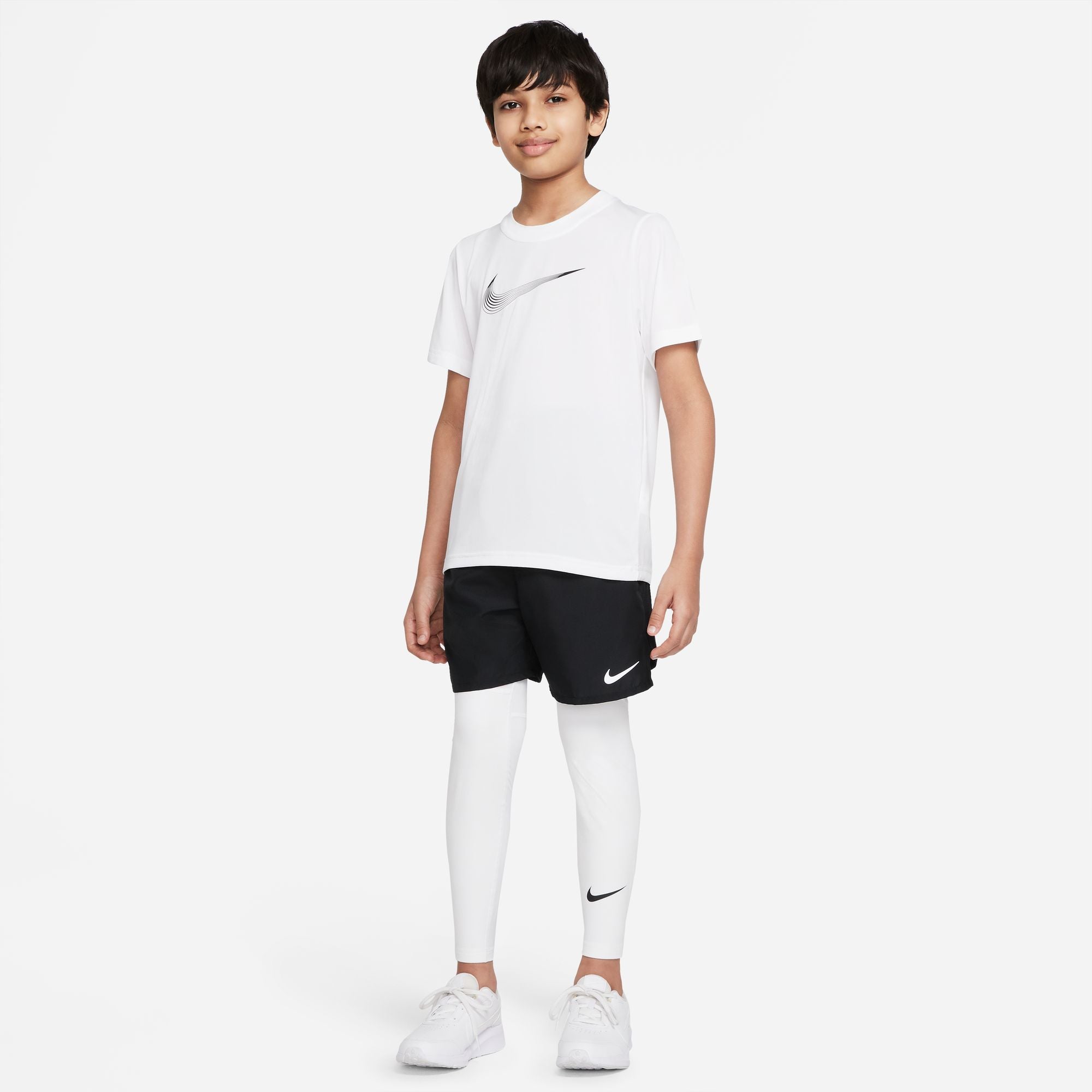 Nike Pro Dri-FIT Big Kids' (Boys') Tights - DM8530-100-NIKE by Nike | Available at Niky's Sports