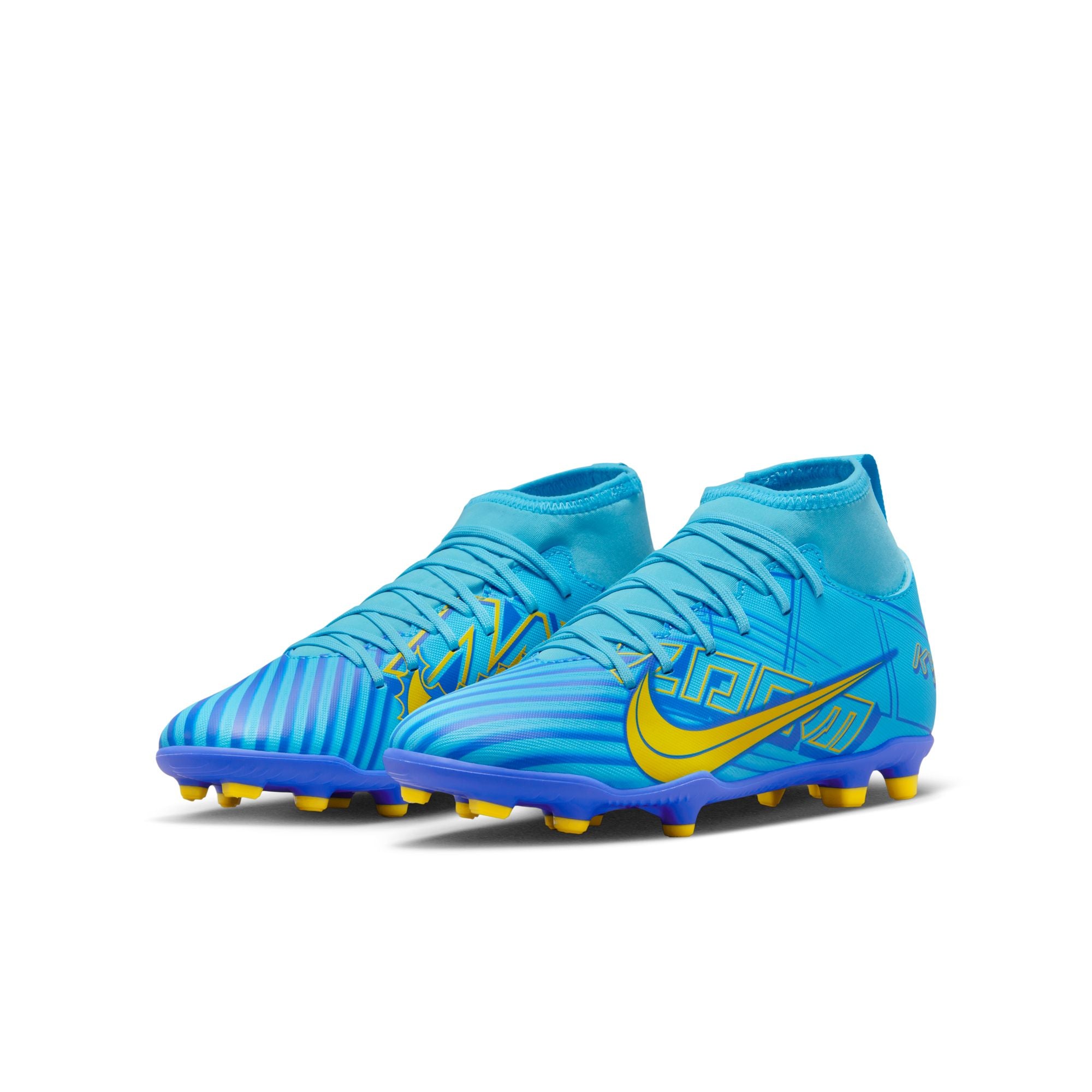 Nike Kylian Mbappe Jr. Mercurial Superfly 9 Club KM FG/MG Little/Big Kids' Multi-Ground Soccer Cleats - DO9789-400-NIKE by Nike | Available at Niky's Sports