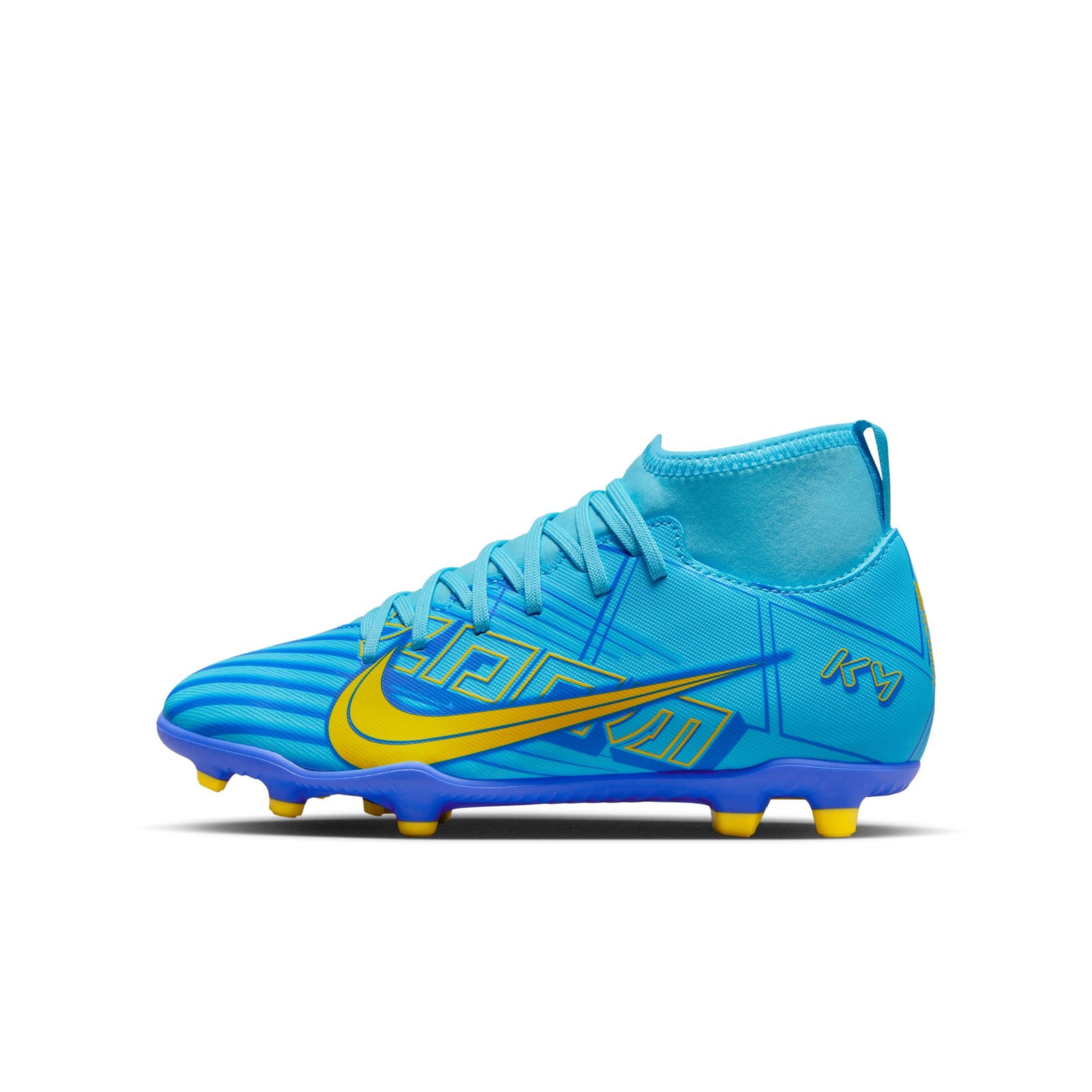 Nike Kylian Mbappe Jr. Mercurial Superfly 9 Club KM FG/MG Little/Big Kids' Multi-Ground Soccer Cleats - DO9789-400-NIKE by Nike | Available at Niky's Sports