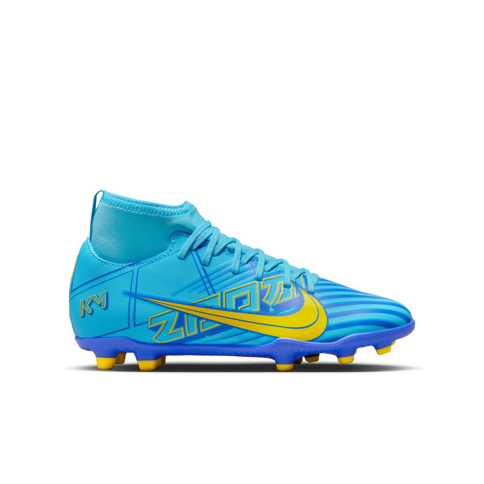 Nike Kylian Mbappe Jr. Mercurial Superfly 9 Club KM FG/MG Little/Big Kids' Multi-Ground Soccer Cleats - DO9789-400-NIKE by Nike | Available at Niky's Sports