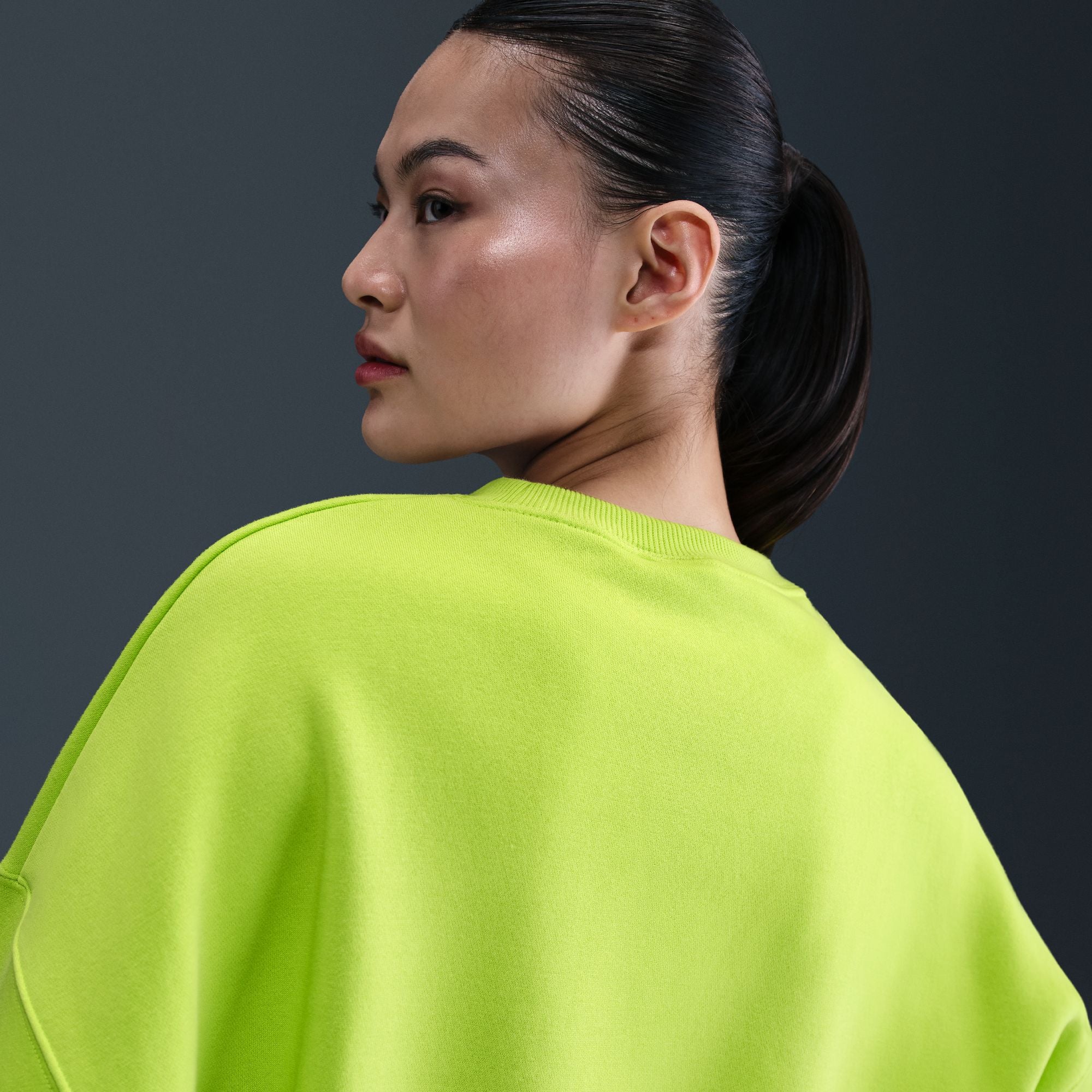 Nike Sportswear Phoenix Fleece Women's Over-Oversized Crew-Neck Sweatshirt - DQ5761-389-NIKE by Nike | Available at Niky's Sports