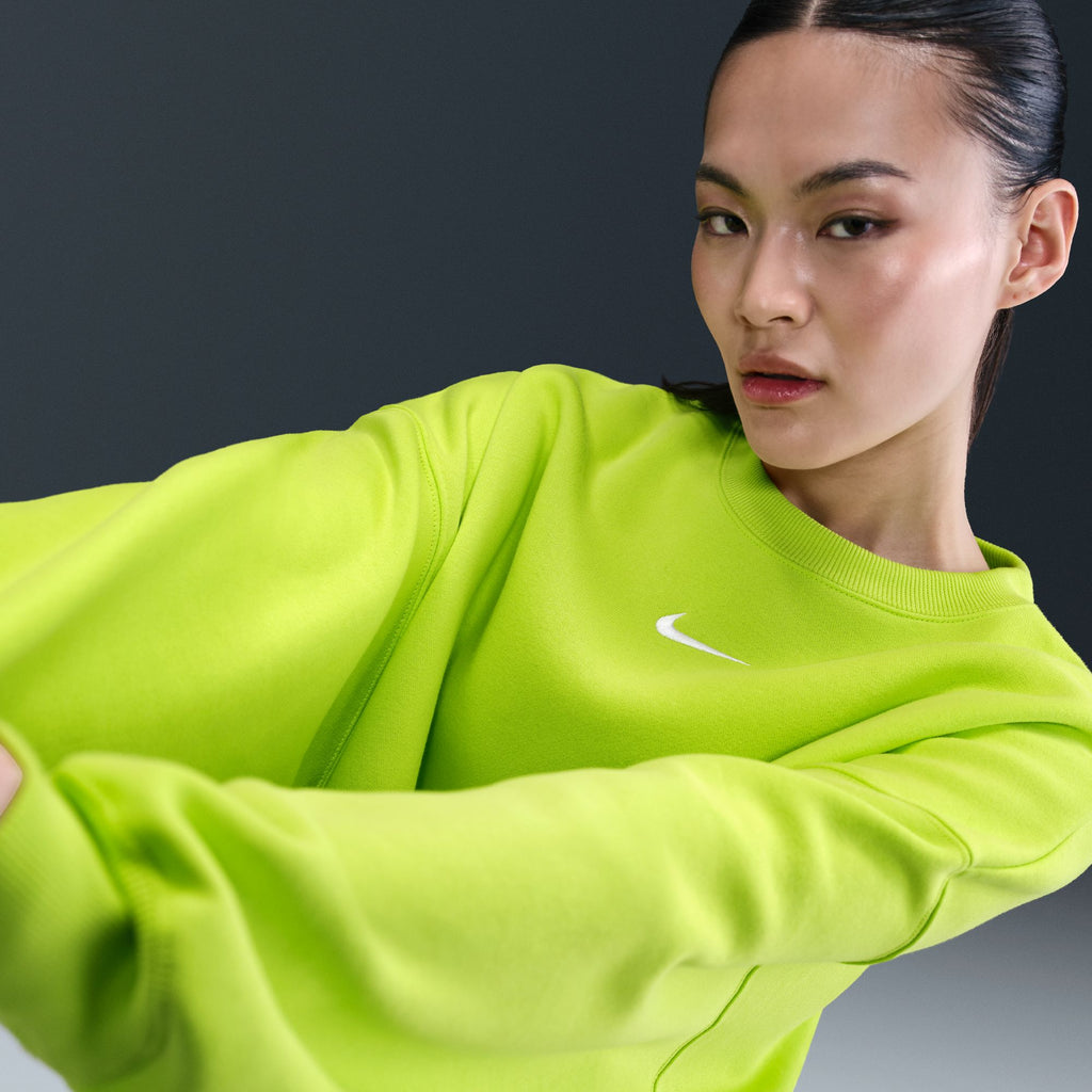Nike Sportswear Phoenix Fleece Women's Over-Oversized Crew-Neck Sweatshirt - DQ5761-389-NIKE by Nike | Available at Niky's Sports