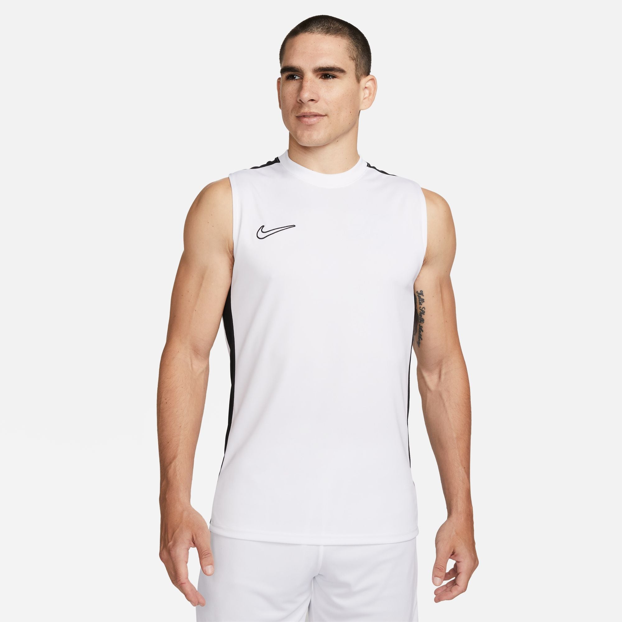 Nike Dri-Fit Academy Big Kids' Sleeveless Soccer Top (Stock) XL / White/Black/Black