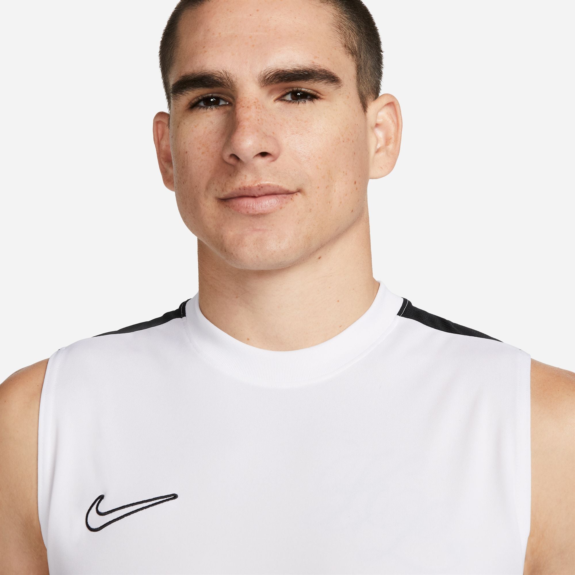 Nike Dri-FIT Academy Men's Sleeveless Soccer Top - DR1331-100-NIKE by Nike | Available at Niky's Sports