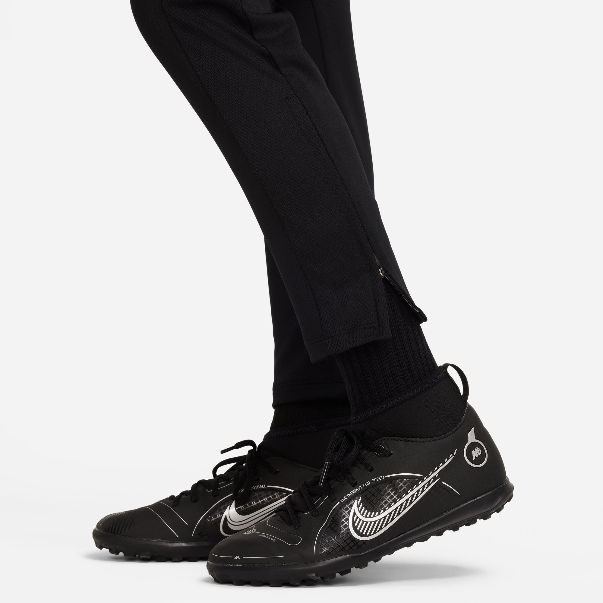 Nike Dri-FIT Academy Big Kids' Knit Soccer Pants - DR1676-010-NIKE by Nike | Available at Niky's Sports