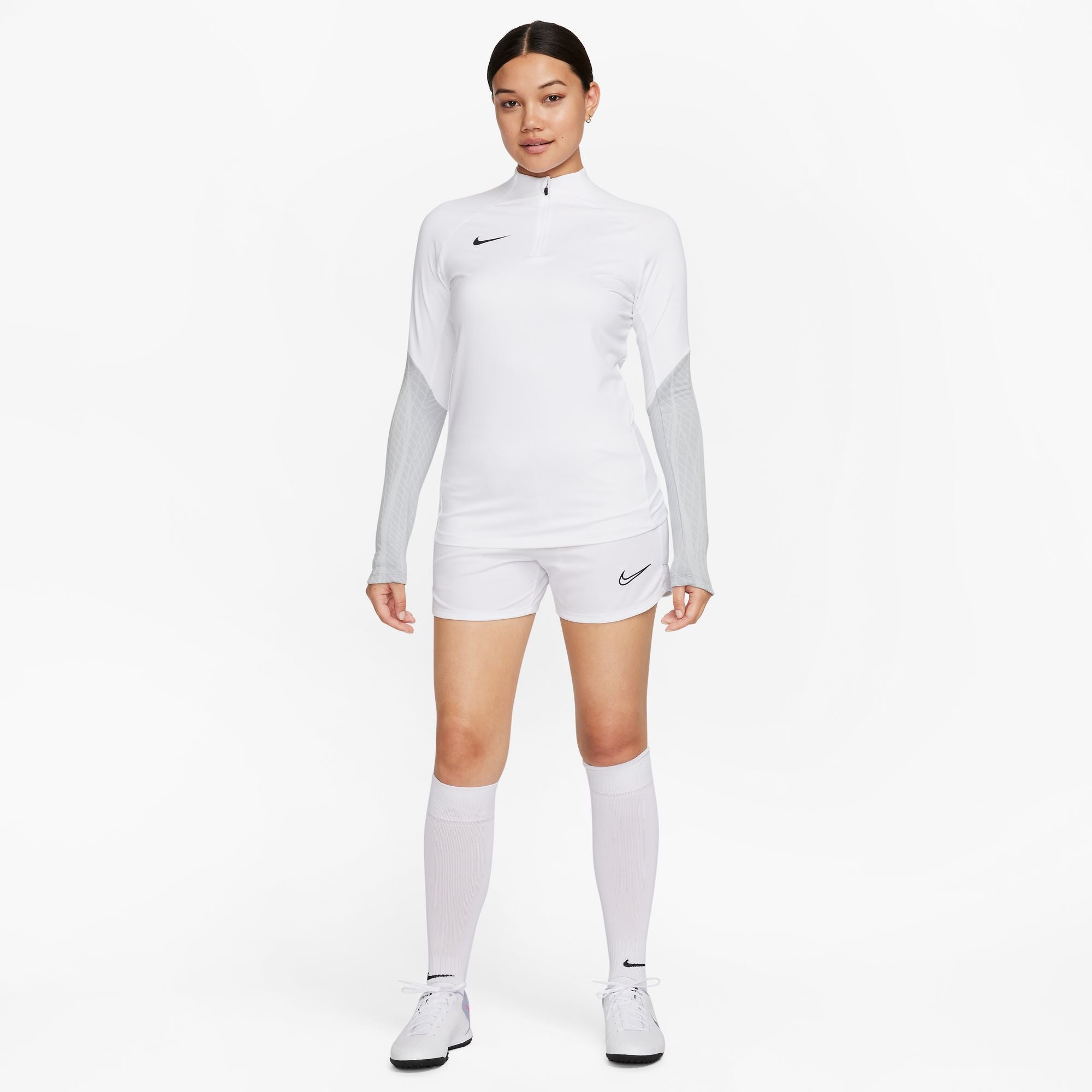 Nike Dri-FIT Strike Women's Soccer Drill Top - DR2296-100-NIKE by Nike | Available at Niky's Sports