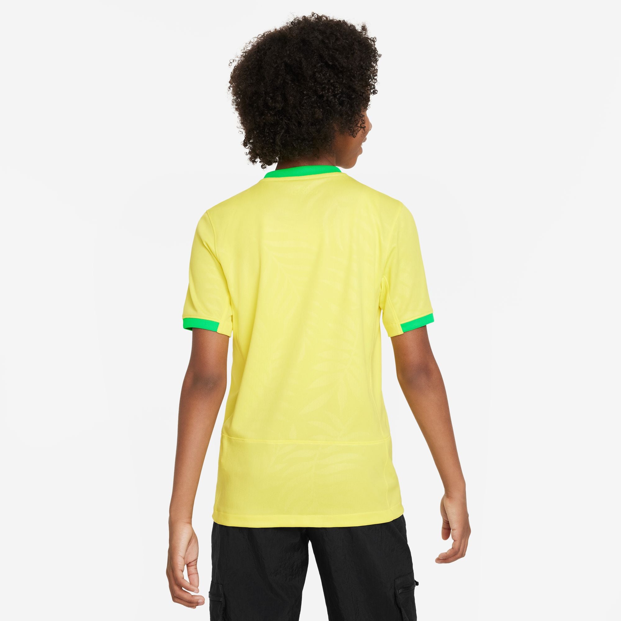 Nike Brazil 2023 Stadium Home Big Kids' Dri-FIT Soccer Jersey