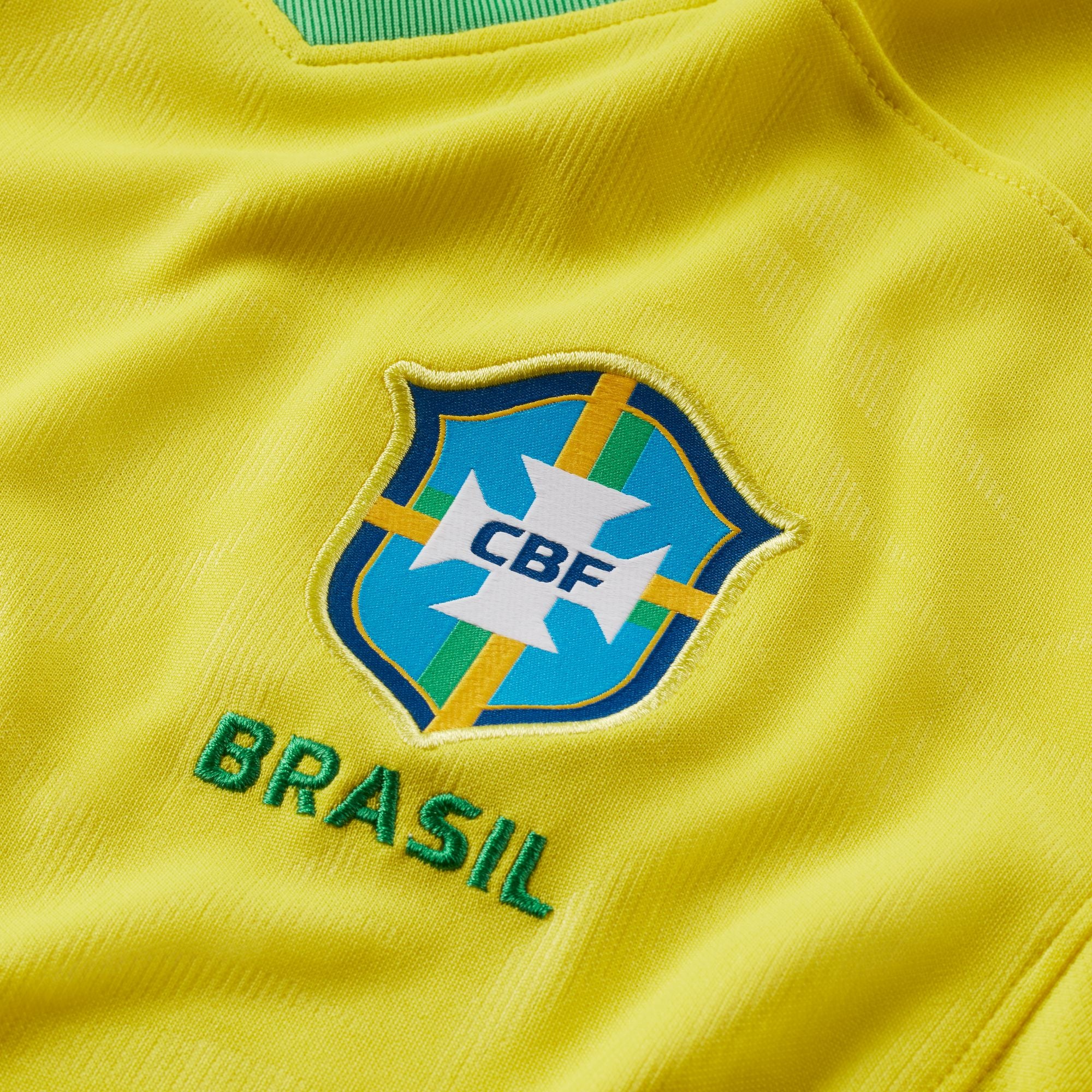 Nike Brazil 2023 Stadium Home Big Kids' Dri-FIT Soccer Jersey