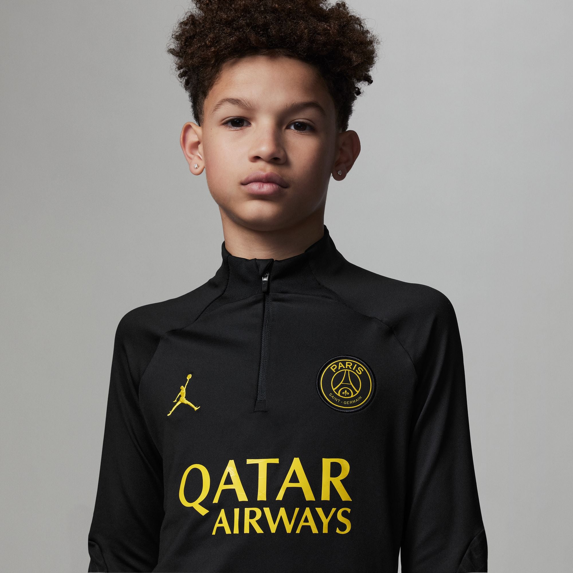 Jordan Paris Saint-Germain Strike Big Kids' Dri-FIT Soccer Drill Top - DR4647-011-NIKE by Nike | Available at Niky's Sports