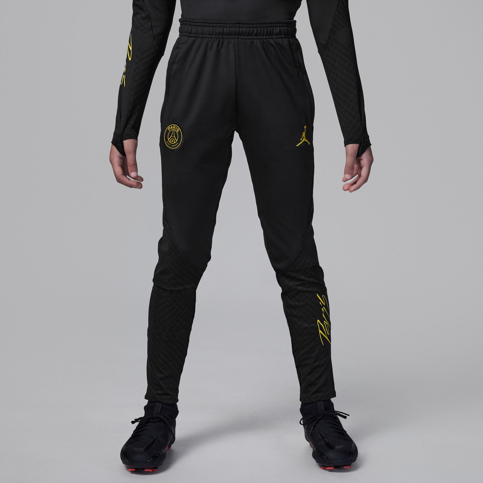 Jordan Paris Saint-Germain Strike Big Kids' Dri-FIT Knit Soccer Pants - DR4794-010-NIKE by Nike | Available at Niky's Sports