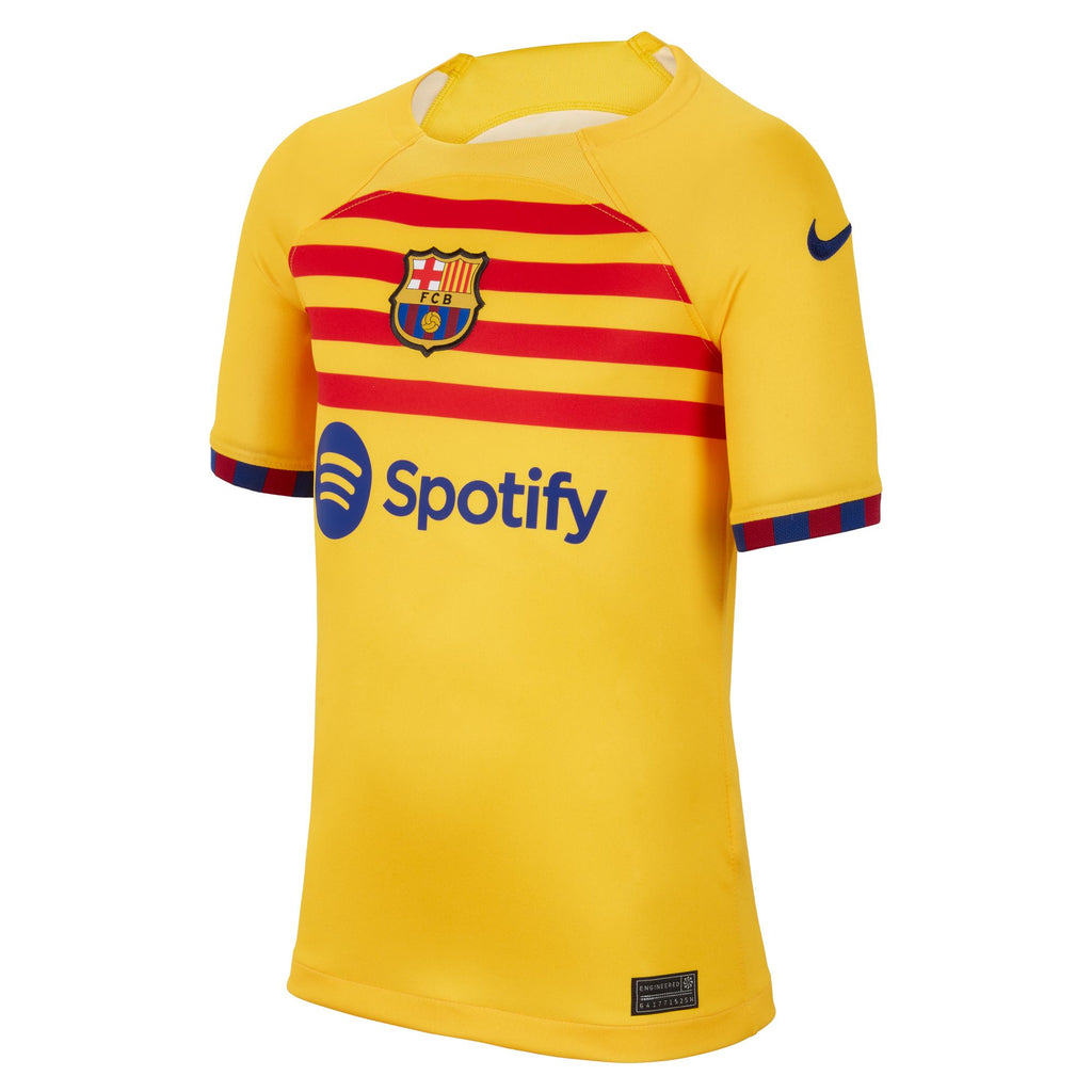 Nike FC Barcelona 2023/24 Stadium Fourth Big Kids' Dri-FIT Soccer Jersey