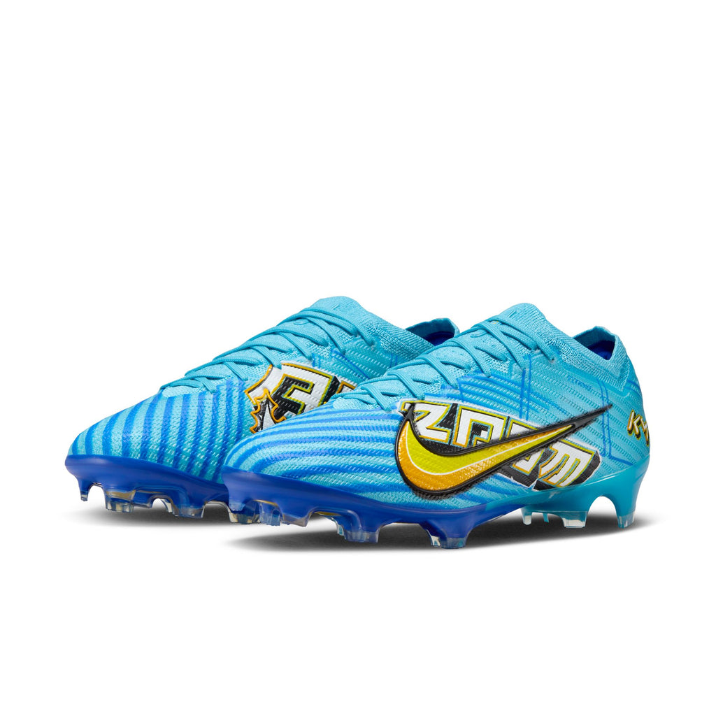 Nike Kylian Mbappe Zoom Mercurial Vapor 15 Elite KM FG Firm-Ground Soccer Cleats - DR9996-400-NIKE by Nike | Available at Niky's Sports