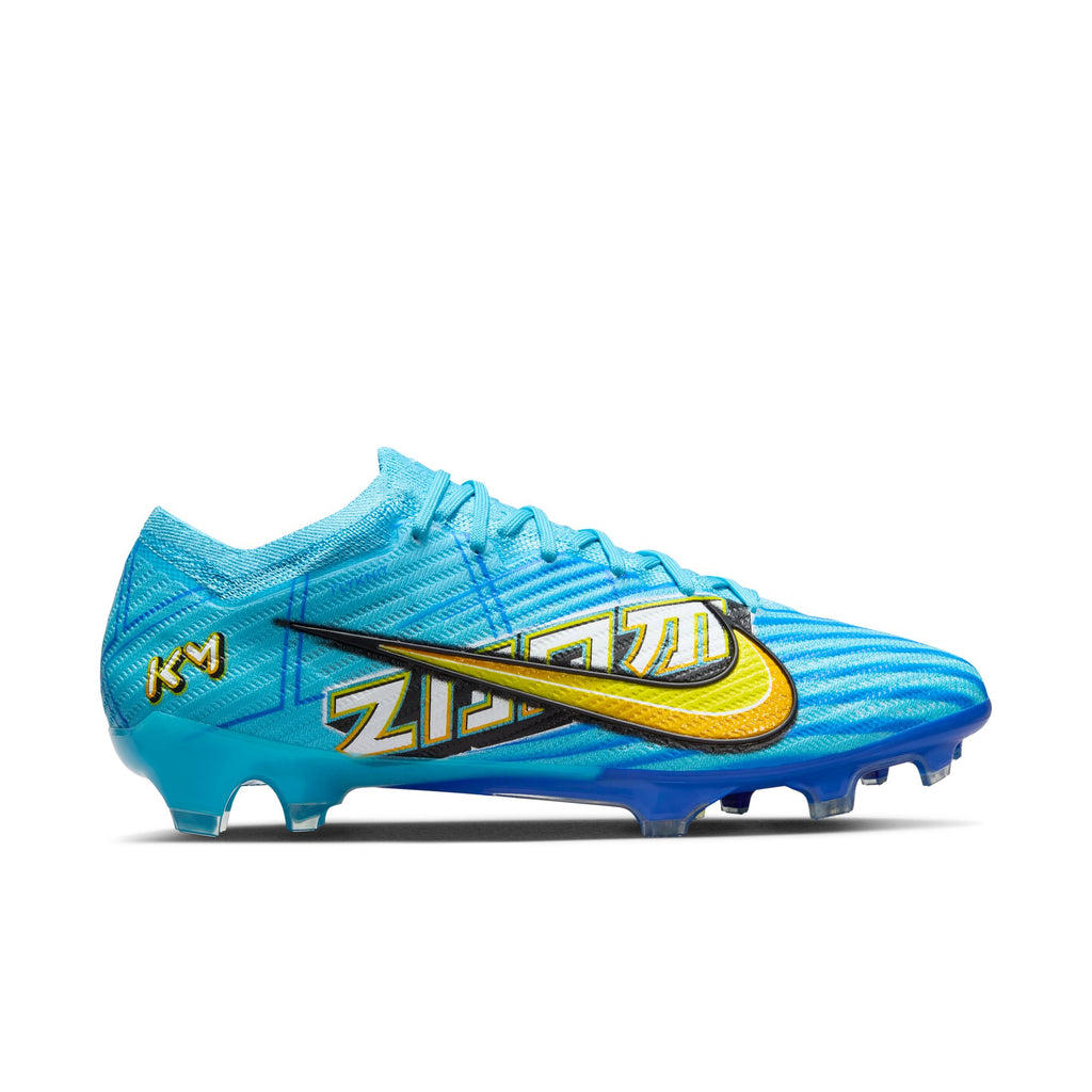 Nike Kylian Mbappe Zoom Mercurial Vapor 15 Elite KM FG Firm-Ground Soccer Cleats - DR9996-400-NIKE by Nike | Available at Niky's Sports