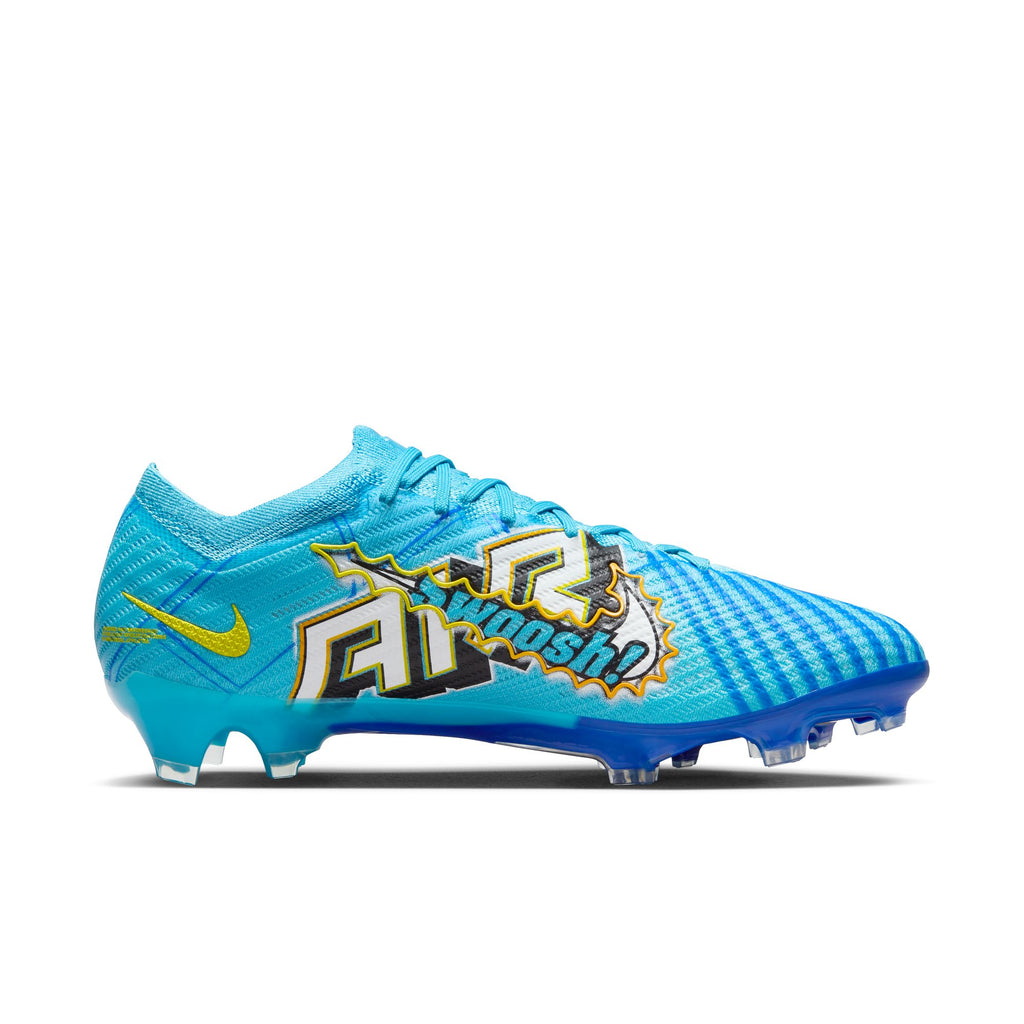 Nike Kylian Mbappe Zoom Mercurial Vapor 15 Elite KM FG Firm-Ground Soccer Cleats - DR9996-400-NIKE by Nike | Available at Niky's Sports