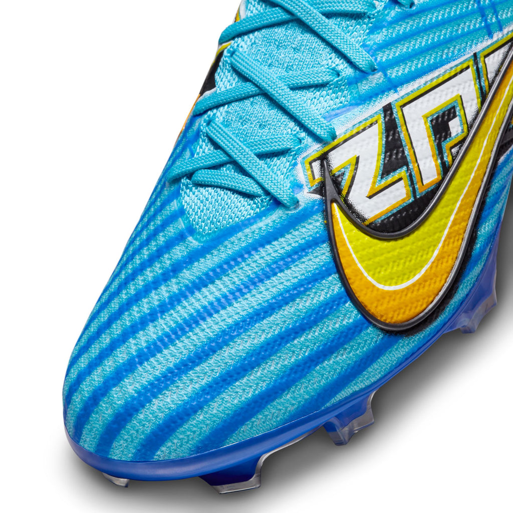 Nike Kylian Mbappe Zoom Mercurial Vapor 15 Elite KM FG Firm-Ground Soccer Cleats - DR9996-400-NIKE by Nike | Available at Niky's Sports