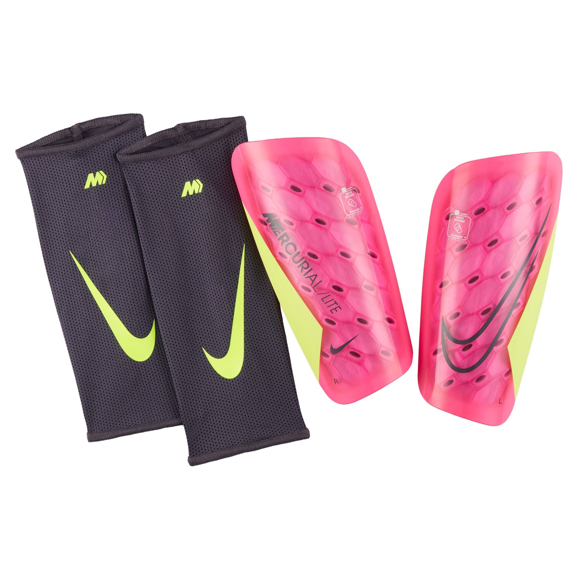 Nike Mercurial Lite Soccer Shin Guards - DV1771-606-NIKE by Nike | Available at Niky's Sports
