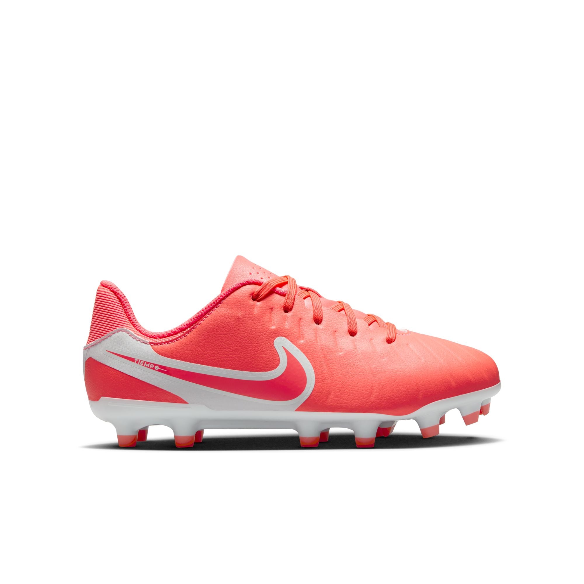 Nike Jr. Tiempo Legend 10 Academy Little/Big Kids' Multi-Ground Low-Top Soccer Cleats - DV4348-800-NIKE by Nike | Available at Niky's Sports