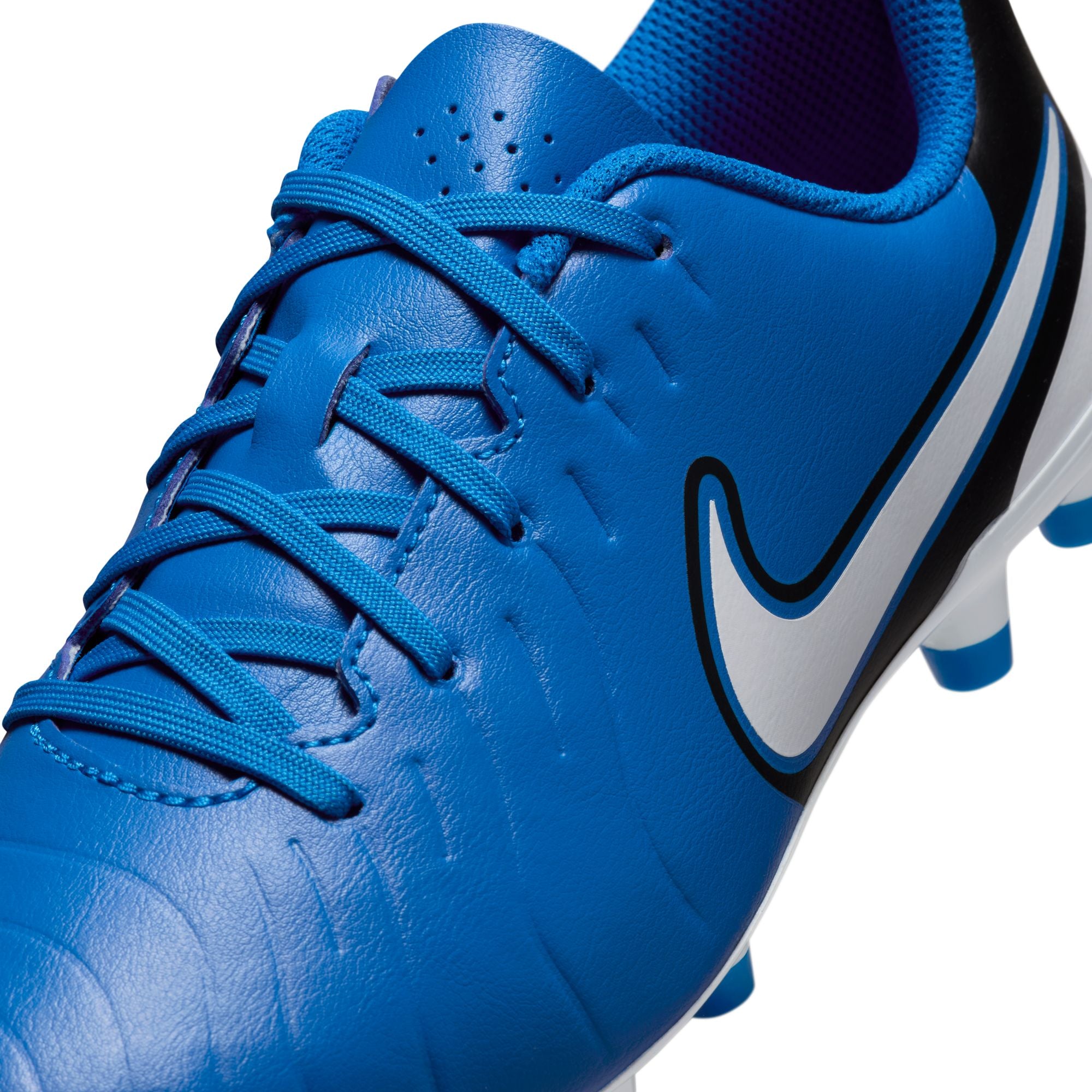 Nike Jr. Tiempo Legend 10 Club Little/Big Kids' Multi-Ground Low-Top Soccer Cleats - DV4352-400-NIKE by Nike | Available at Niky's Sports