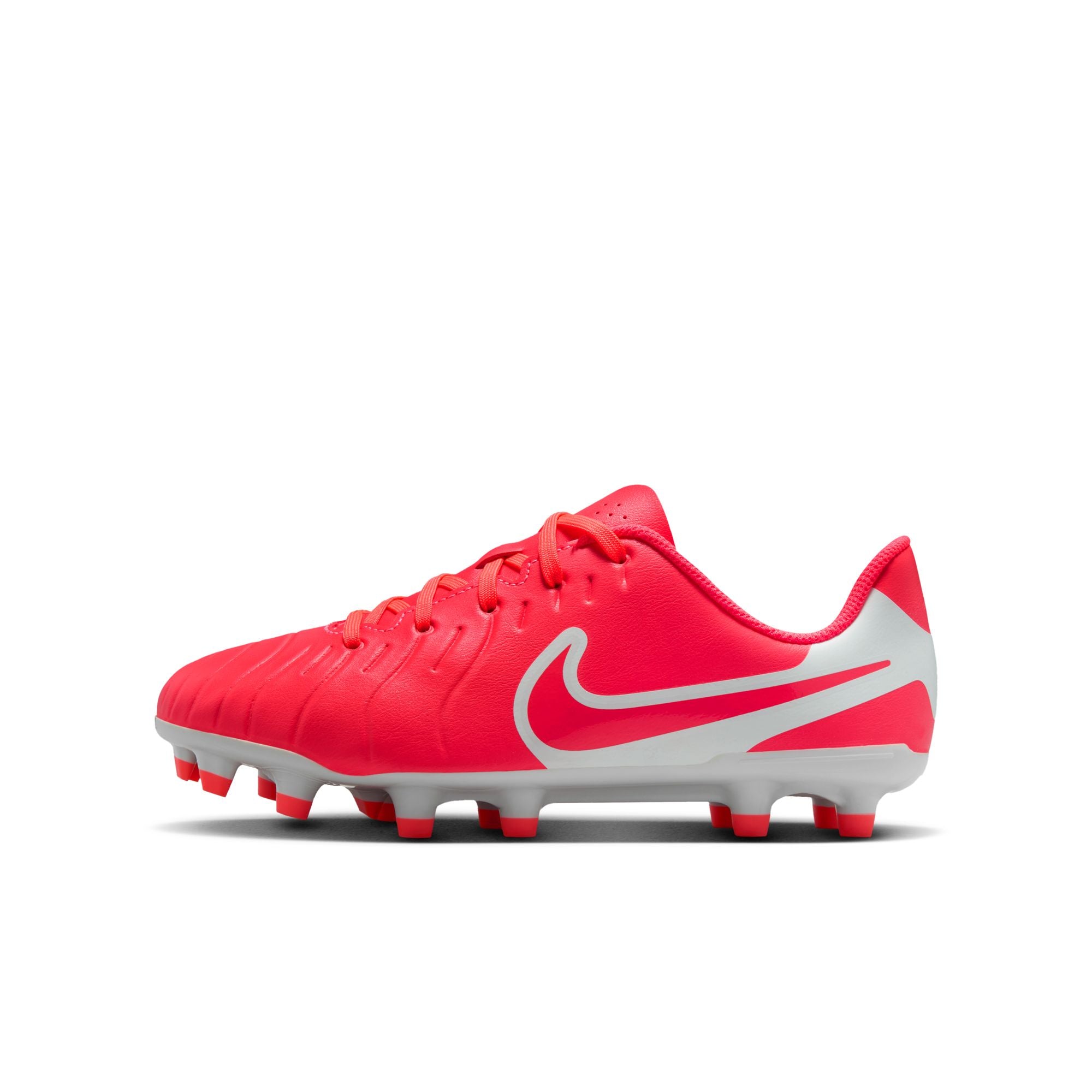 Nike Jr. Tiempo Legend 10 Club Little/Big Kids' Multi-Ground Low-Top Soccer Cleats - DV4352-800-NIKE by Nike | Available at Niky's Sports