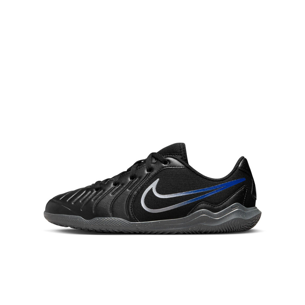 Nike Jr. Tiempo Legend 10 Club Little/Big Kids' Indoor/Court Soccer Shoes - DV4354-040-NIKE by Nike | Available at Niky's Sports