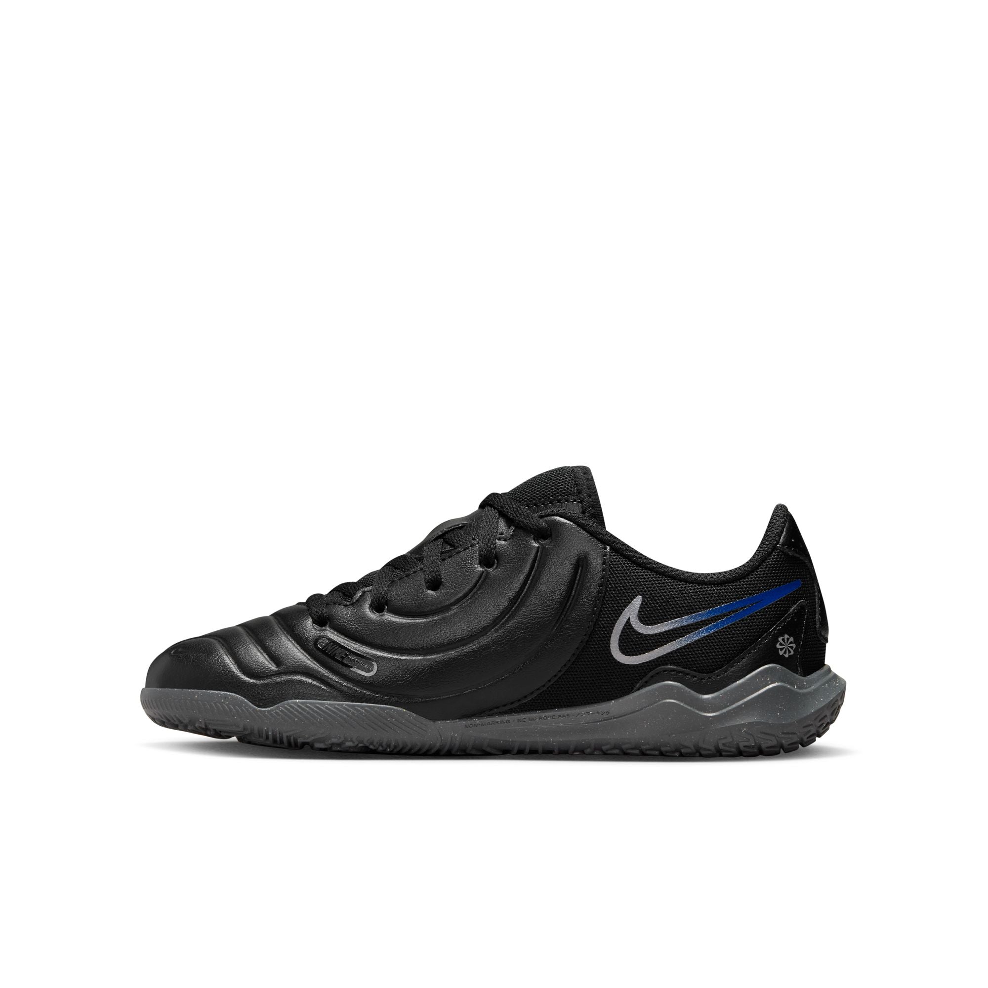 Nike Jr. Tiempo Legend 10 Club Little/Big Kids' Indoor/Court Soccer Shoes - DV4354-040-NIKE by Nike | Available at Niky's Sports