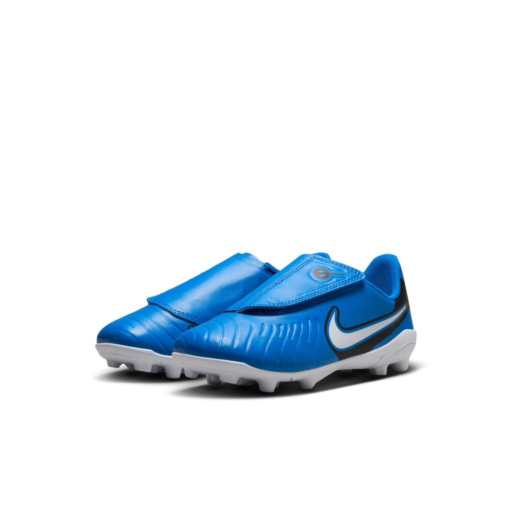Nike Jr. Tiempo Legend 10 Club Little Kids' Multi-Ground Low Top Soccer Cleats - DV4356-400-NIKE by Nike | Available at Niky's Sports