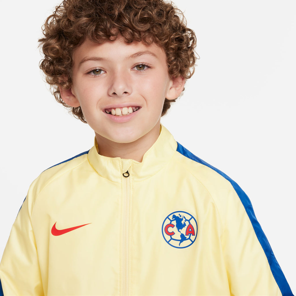 Nike Club America Repel Academy AWF Big Kids' Soccer Jacket - DV4724-706-NIKE by Nike | Available at Niky's Sports