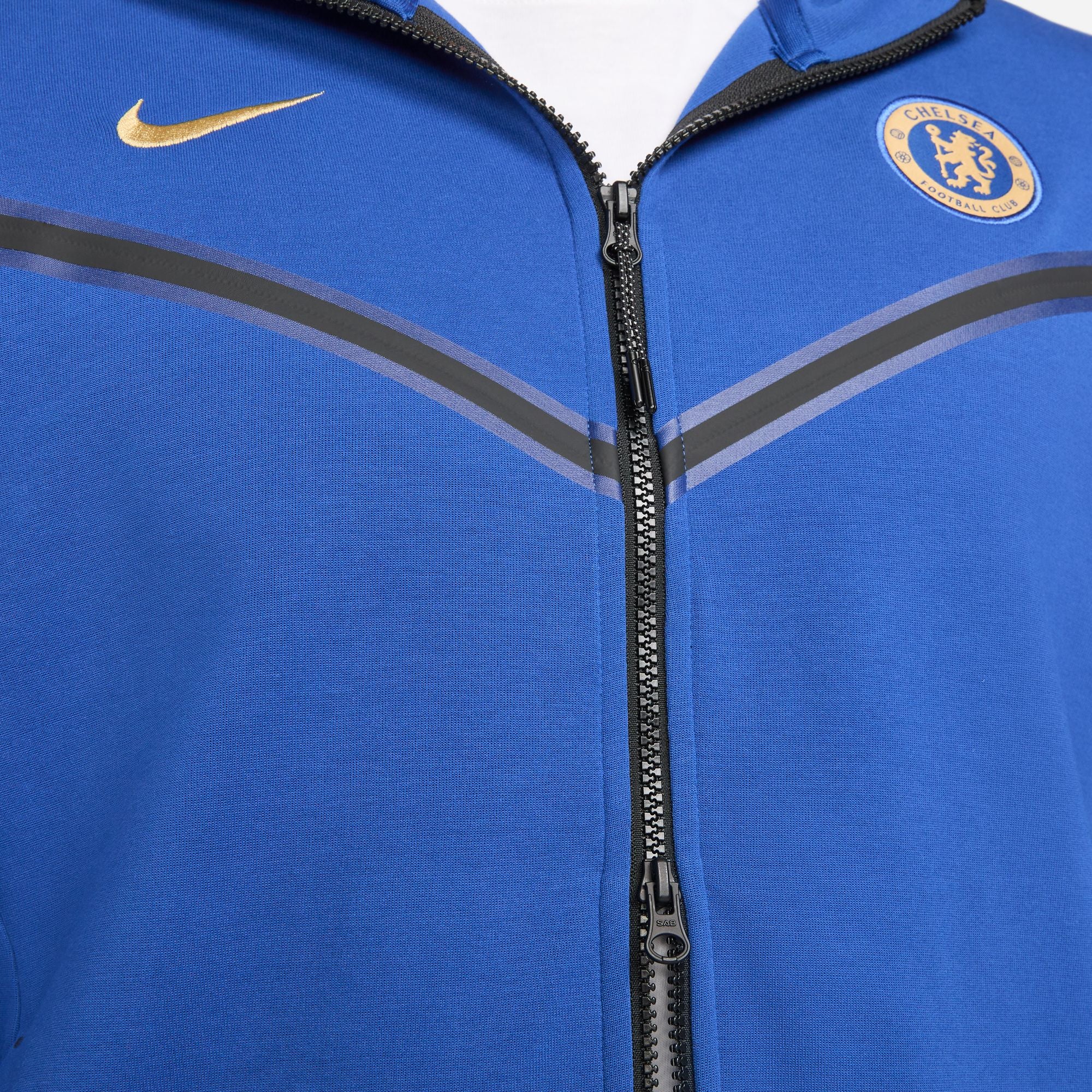 Nike Chelsea FC Tech Fleece Windrunner Men's Full-Zip Hoodie - DV4822-495-NIKE by Nike | Available at Niky's Sports