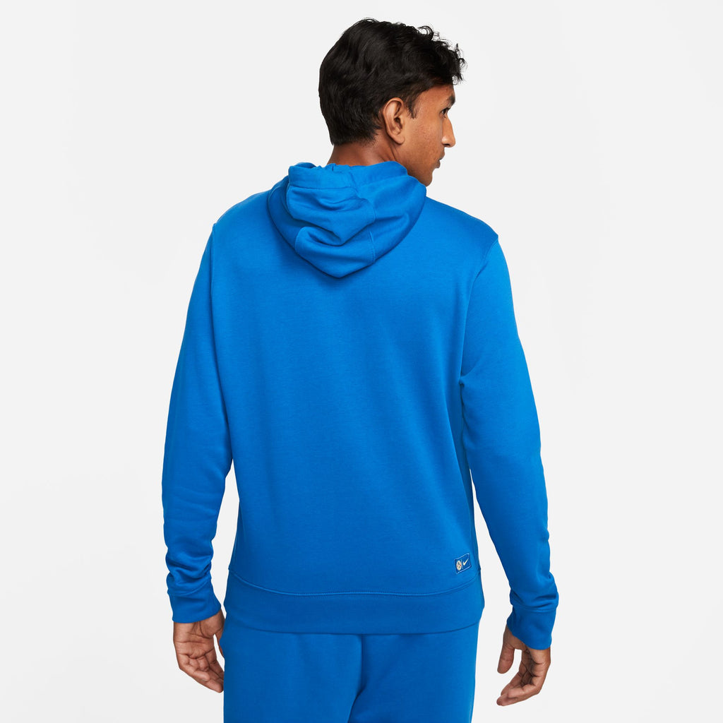 Nike Club America Club Fleece Men's French Terry Pullover Hoodie - DV4961-410-NIKE by Nike | Available at Niky's Sports