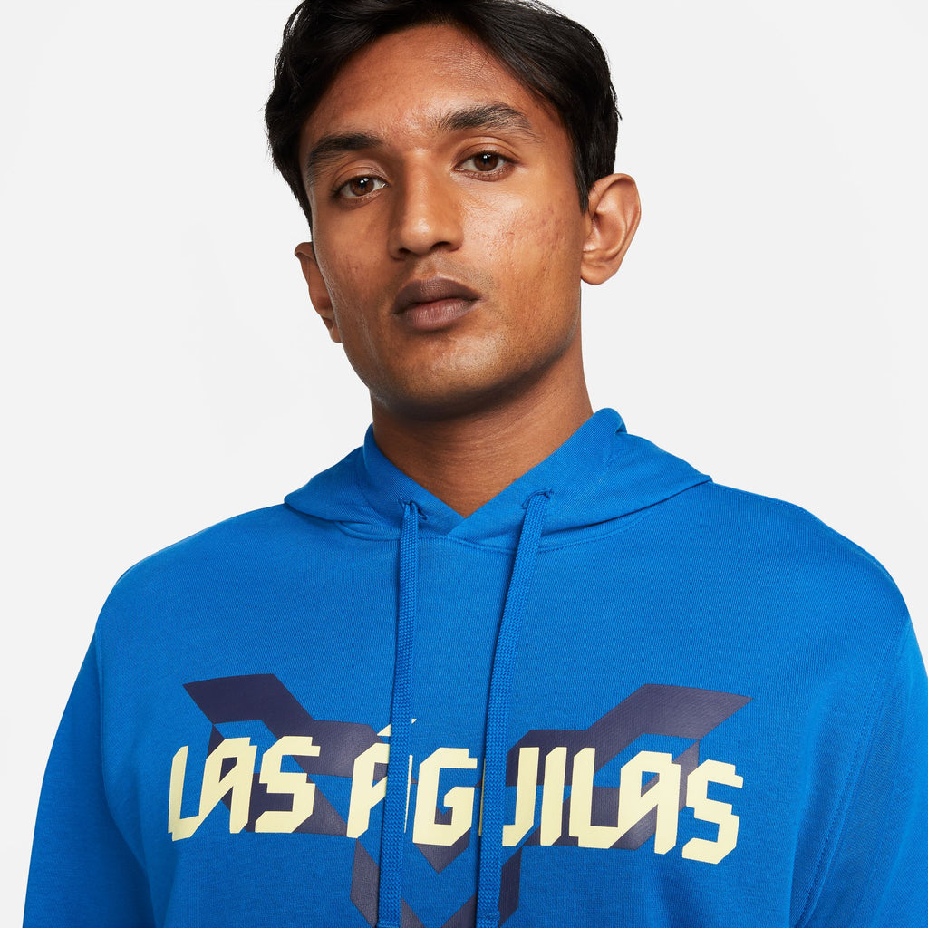Nike Club America Club Fleece Men's French Terry Pullover Hoodie - DV4961-410-NIKE by Nike | Available at Niky's Sports