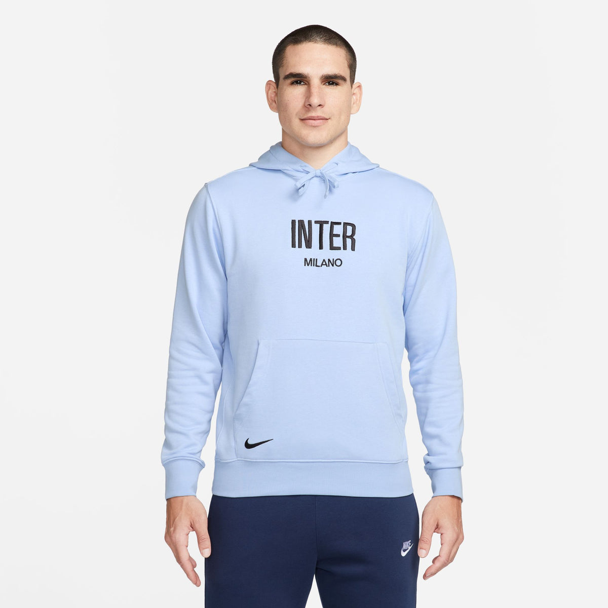 Nike Inter Milan Club Fleece Men&#39;s French Terry Pullover Hoodie - DV4962-548-NIKE by Nike | Available at Niky&#39;s Sports