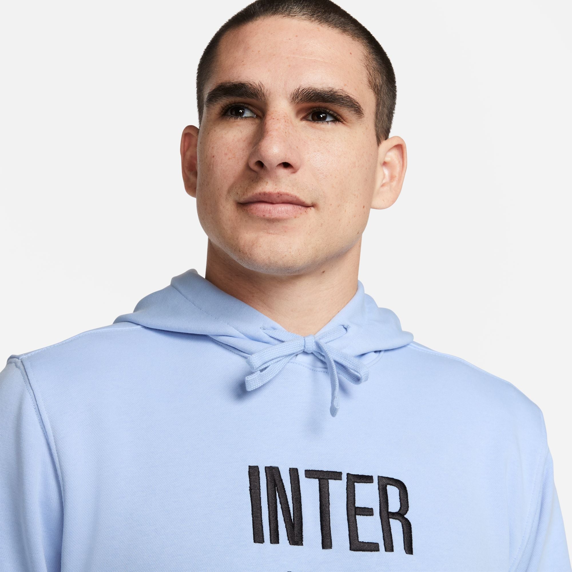 Nike Inter Milan Club Fleece Men's French Terry Pullover Hoodie - DV4962-548-NIKE by Nike | Available at Niky's Sports