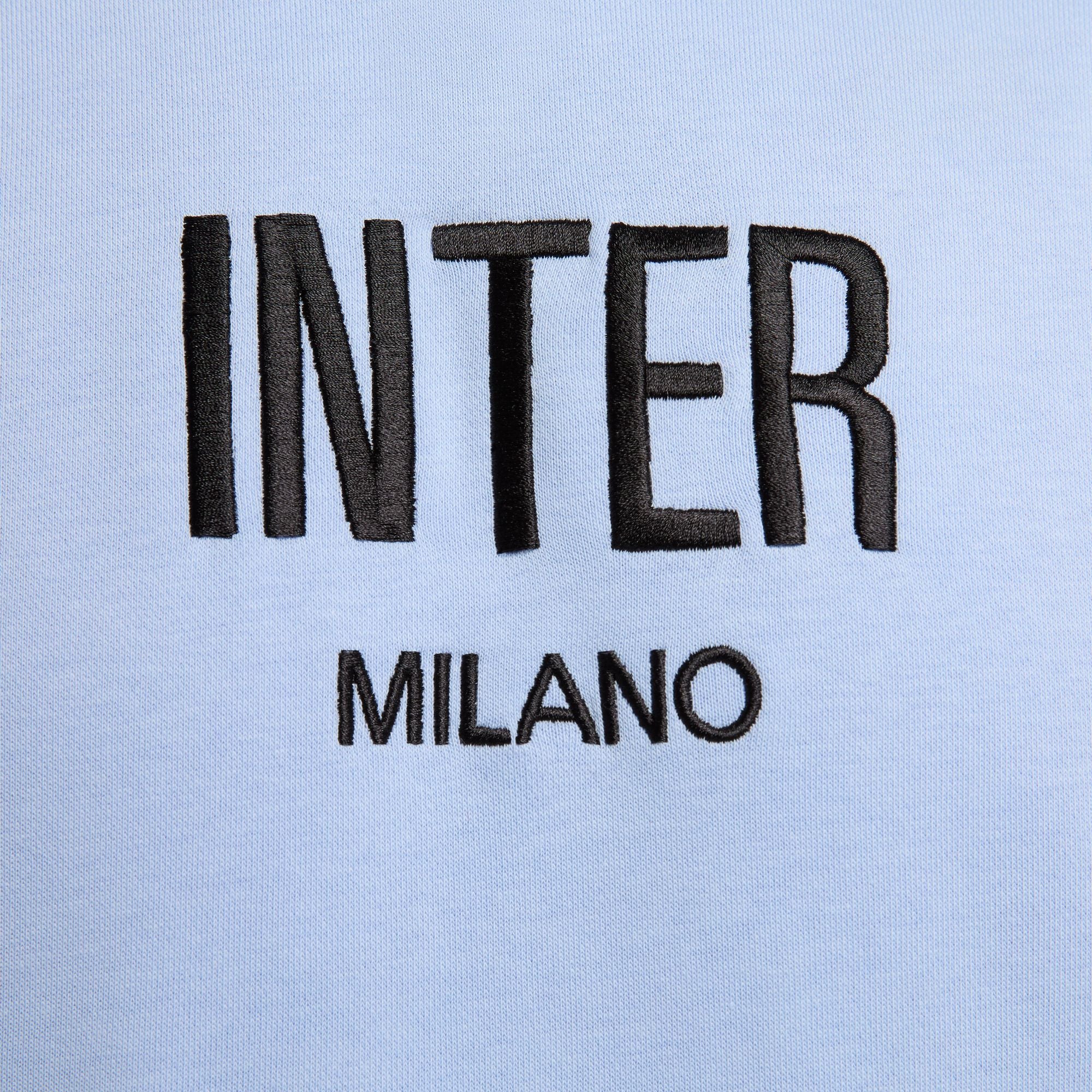 Nike Inter Milan Club Fleece Men's French Terry Pullover Hoodie - DV4962-548-NIKE by Nike | Available at Niky's Sports