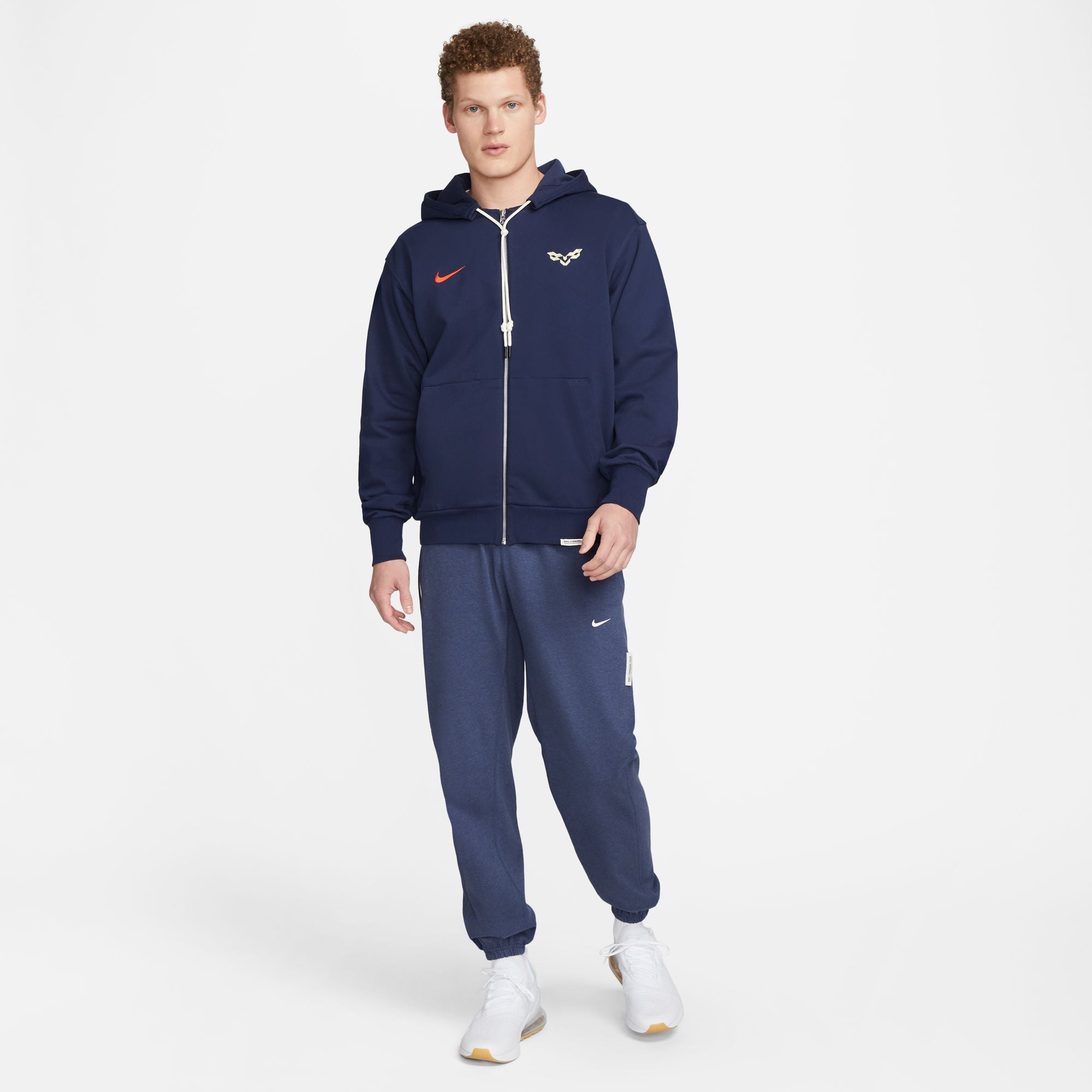 Nike Men s Navy Club America Standard Issue Full Zip Hoodie Tops