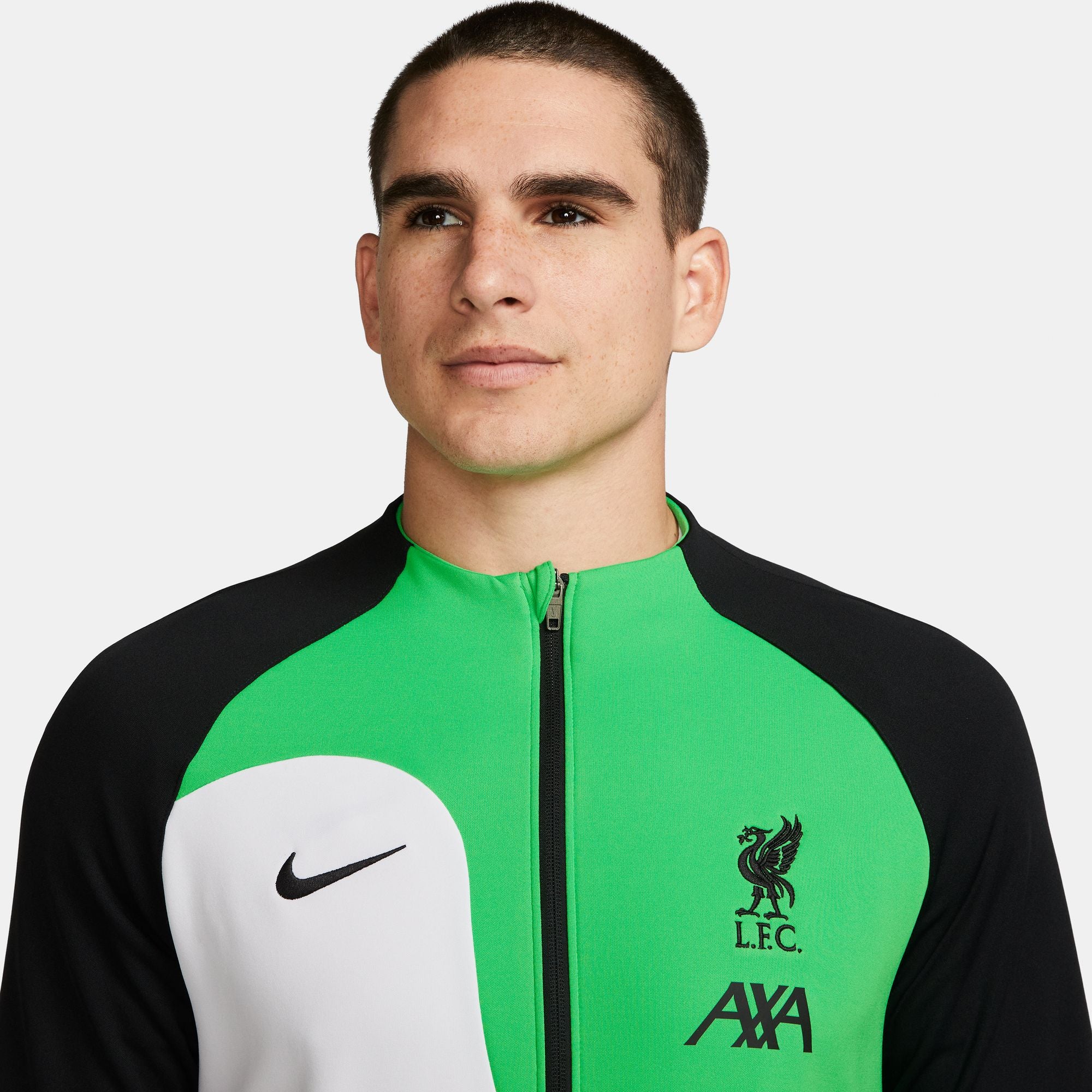 Nike Liverpool FC Academy Pro Men's Full-Zip Knit Soccer Jacket - DV5050-100-NIKE by Nike | Available at Niky's Sports