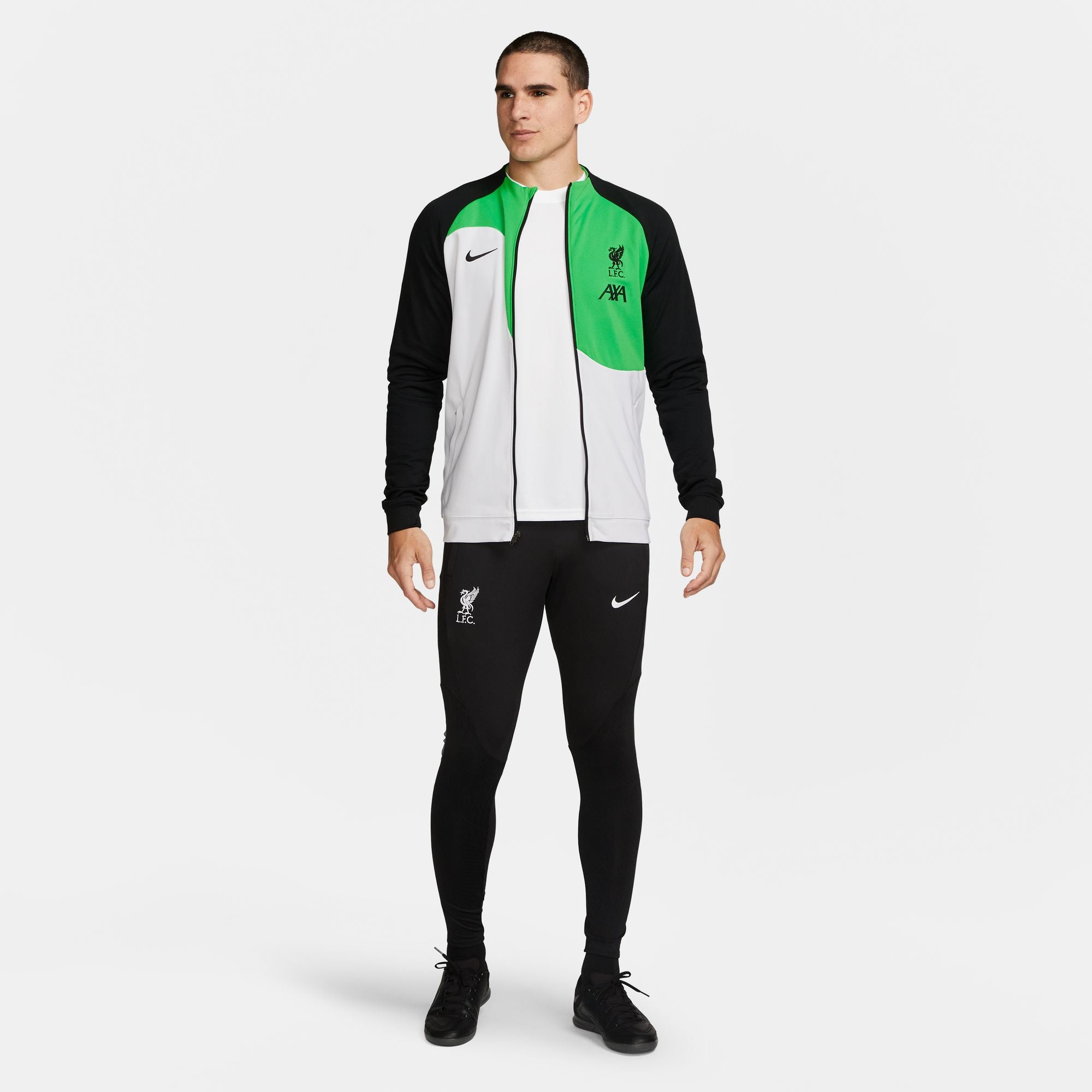 Nike Liverpool FC Academy Pro Men's Full-Zip Knit Soccer Jacket - DV5050-100-NIKE by Nike | Available at Niky's Sports