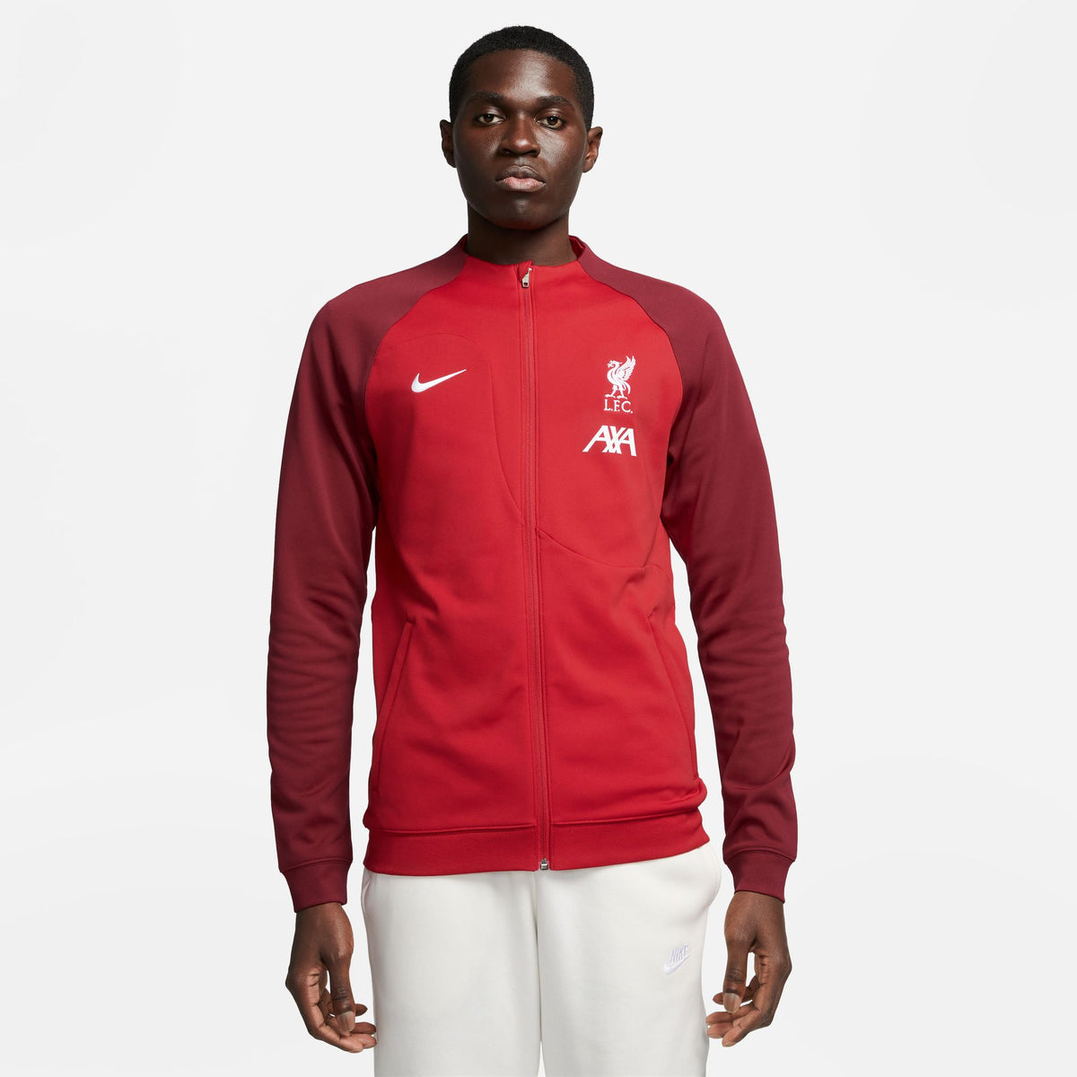 Nike Liverpool FC Academy Pro Men&#39;s Full-Zip Knit Soccer Jacket - DV5050-687-NIKE by Nike | Available at Niky&#39;s Sports