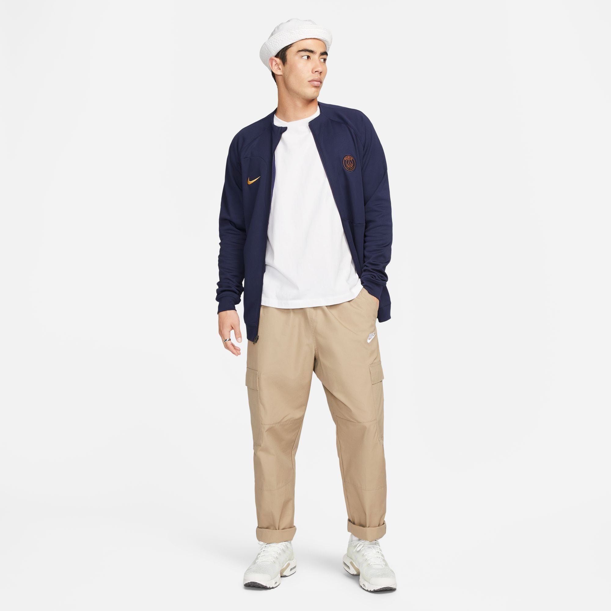 Nike Paris Saint-Germain Academy Pro Home Men's Soccer Graphic Jacket - DV5052-498-NIKE by Nike | Available at Niky's Sports