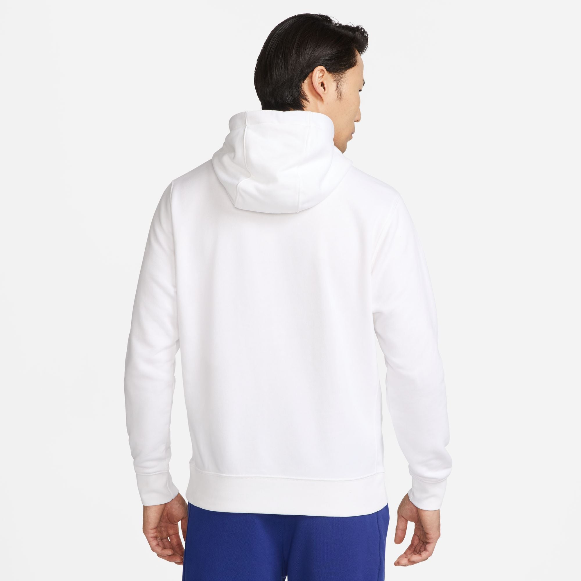 Nike FC Barcelona Club Fleece Men's French Terry Pullover Hoodie - DV5563-100-NIKE by Nike | Available at Niky's Sports