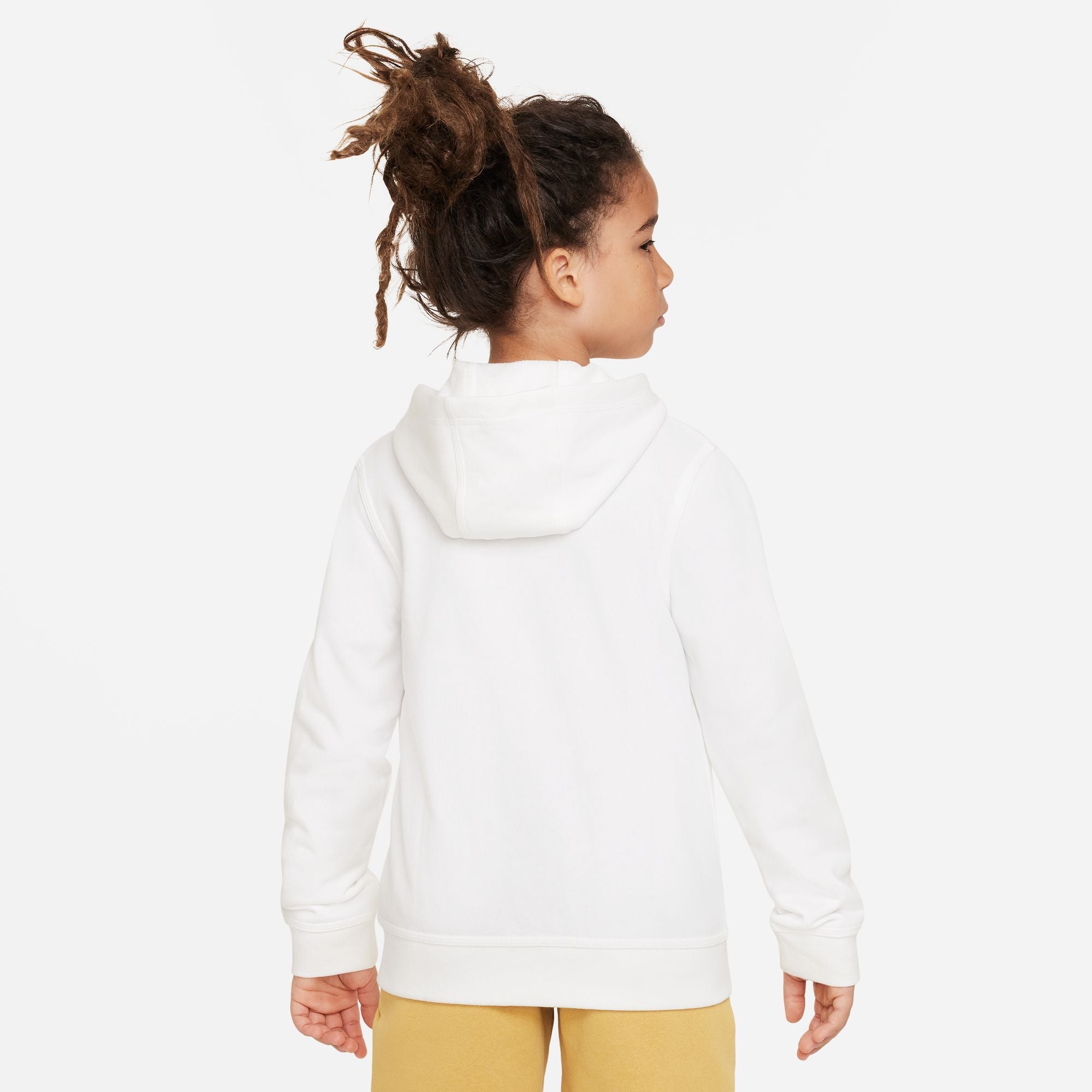 Nike FC Barcelona Big Kids' Full-Zip French Terry Hoodie - DV6302-100-NIKE by Nike | Available at Niky's Sports