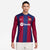 Nike FC Barcelona 2023/24 Stadium Home Men's Dri-FIT Long-Sleeve Soccer Jersey - DX2636-456-NIKE by Nike | Available at Niky's Sports